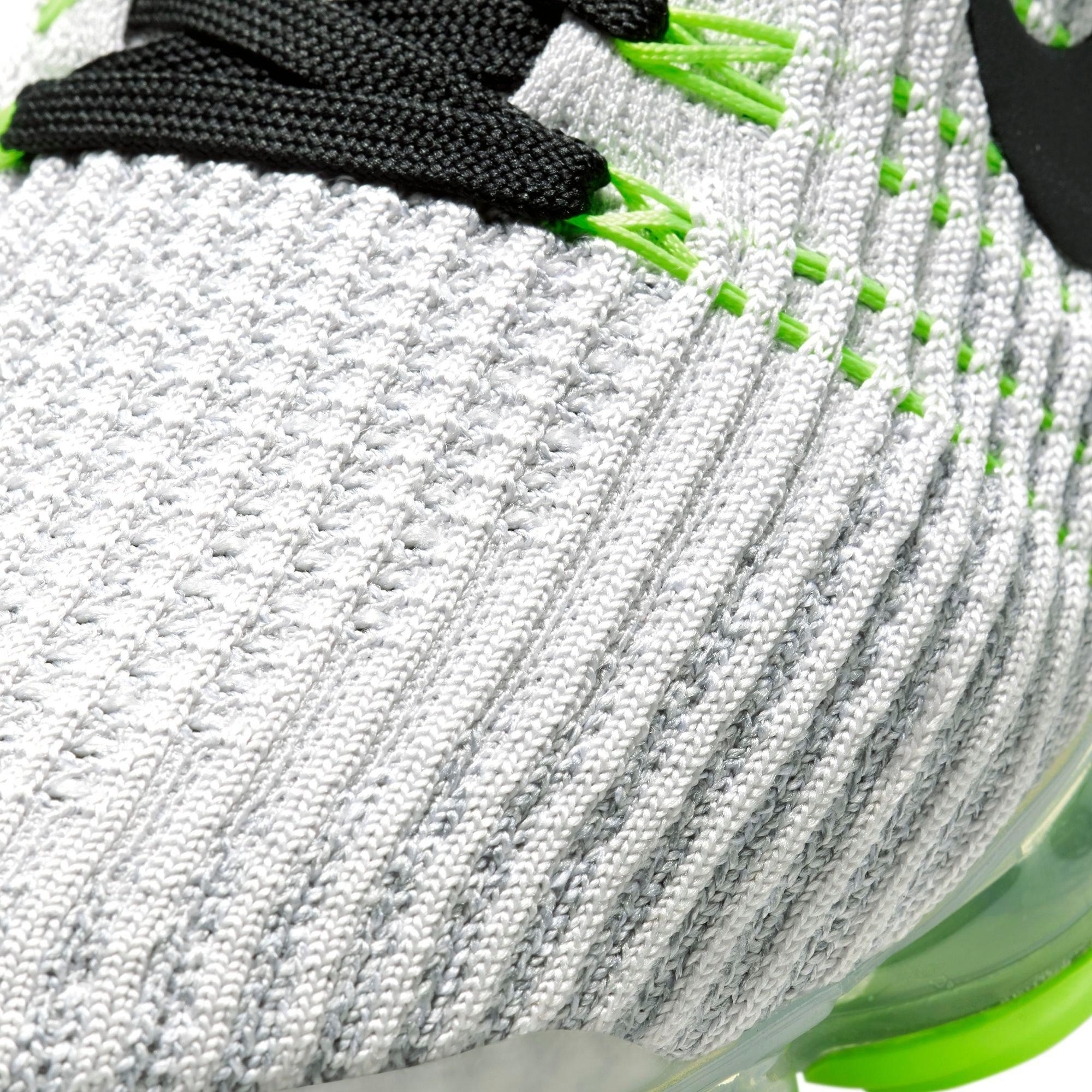 nike air vapormax flyknit 3 vast grey electric green