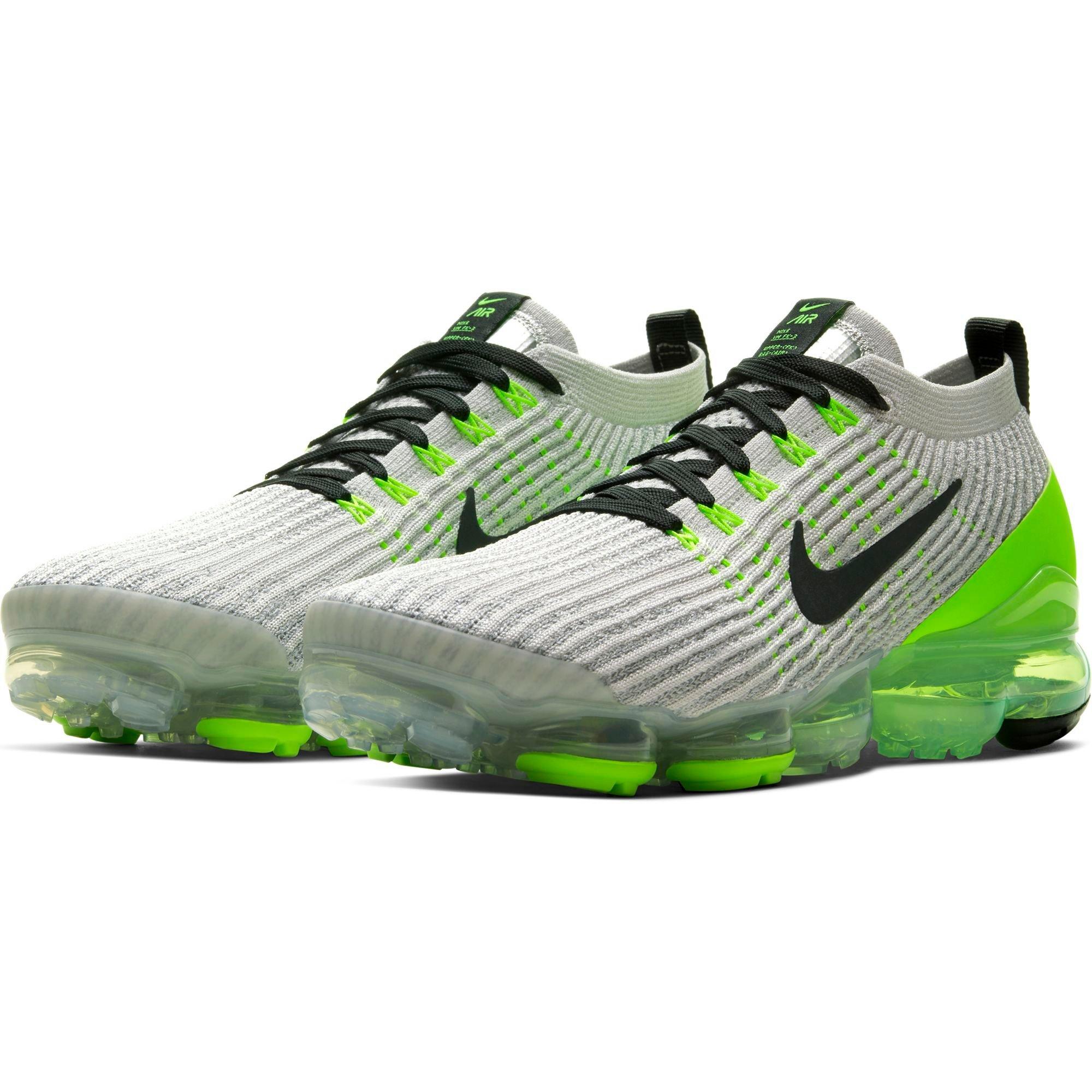 nike air vapormax flyknit 3 grey green