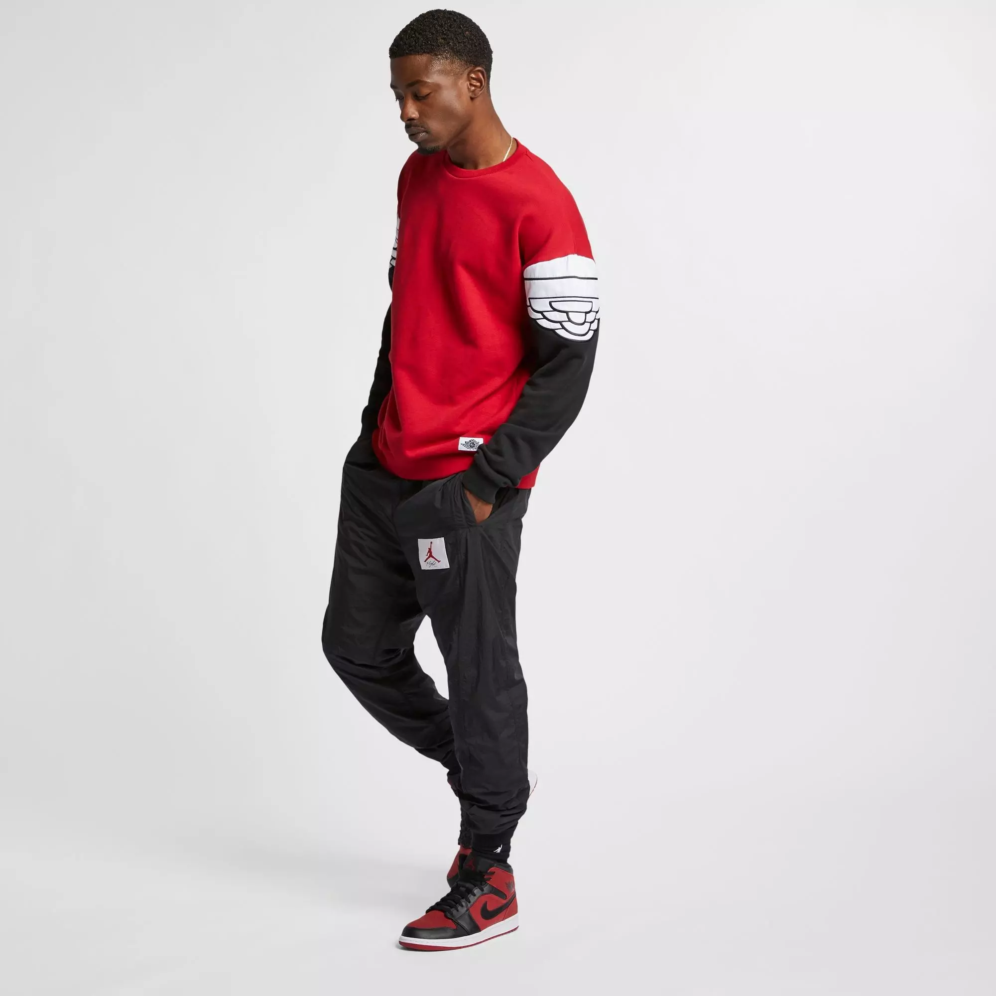 Jordan Men's Wings Classics Crew - RED