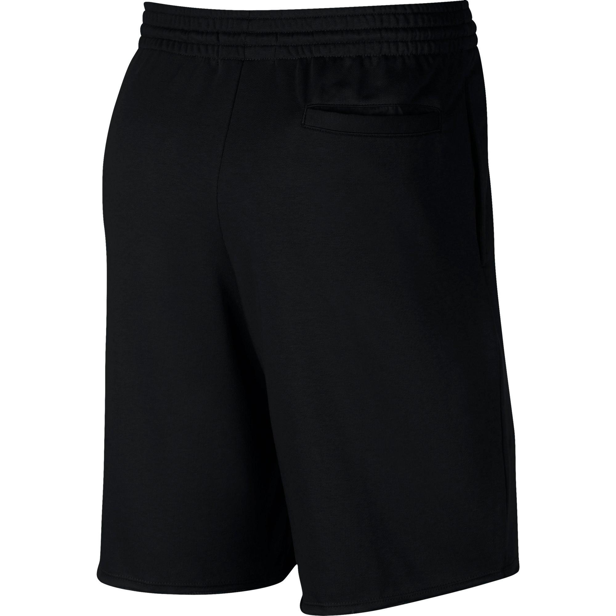 Jordan Men's Jumpman Black Fleece Shorts - BLACK Thumbnail View 2