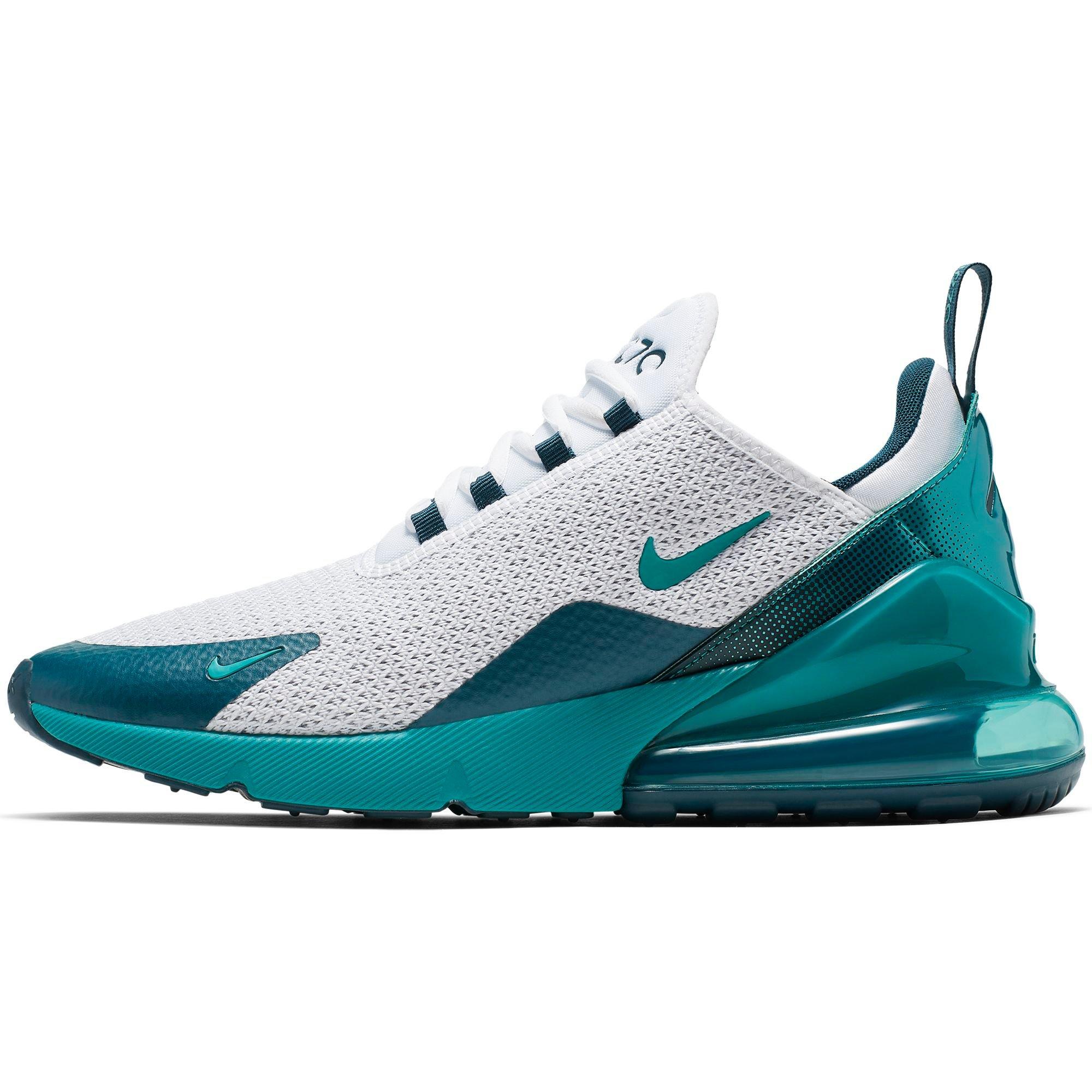 nike air max 270 womens teal and white