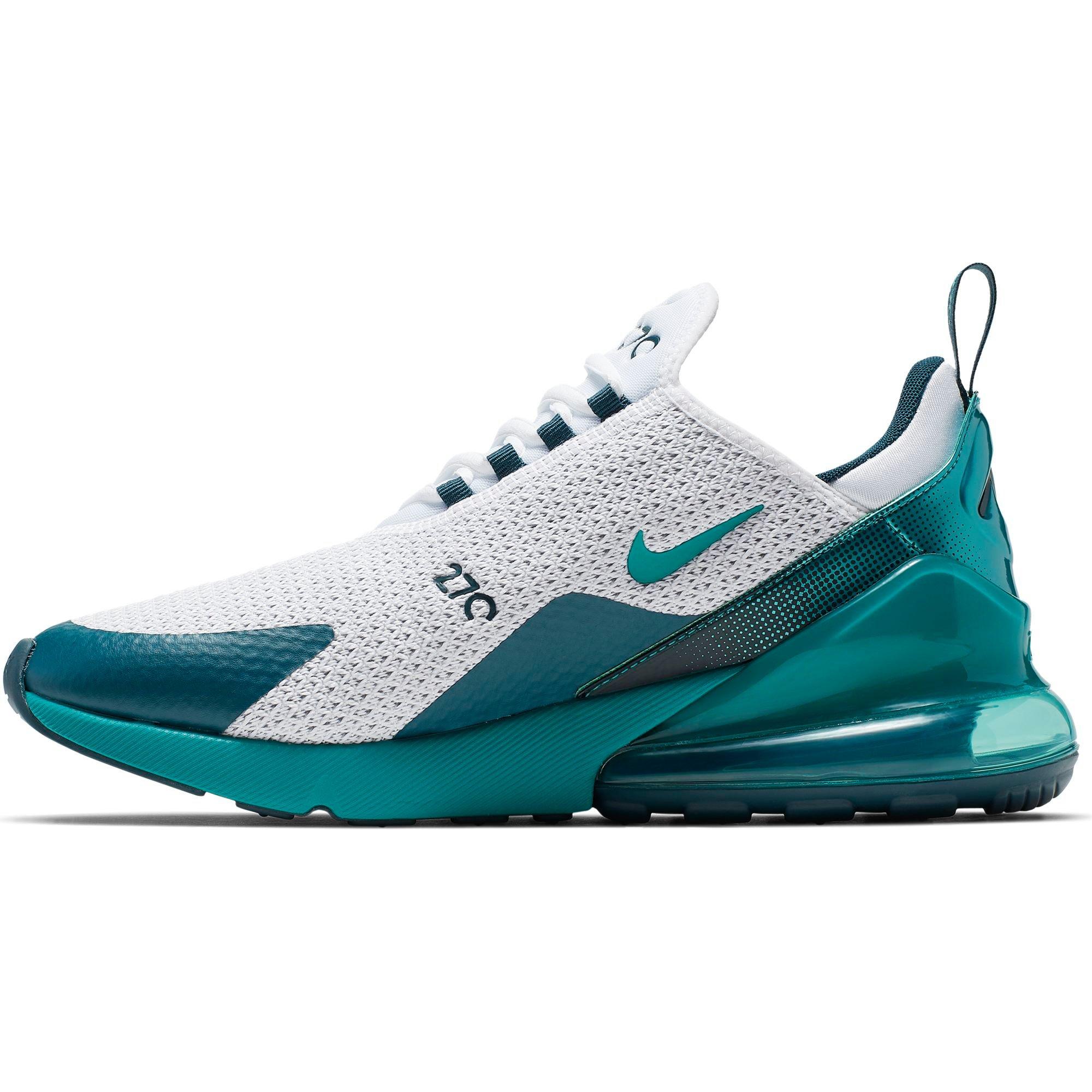 turquoise nike air max 270