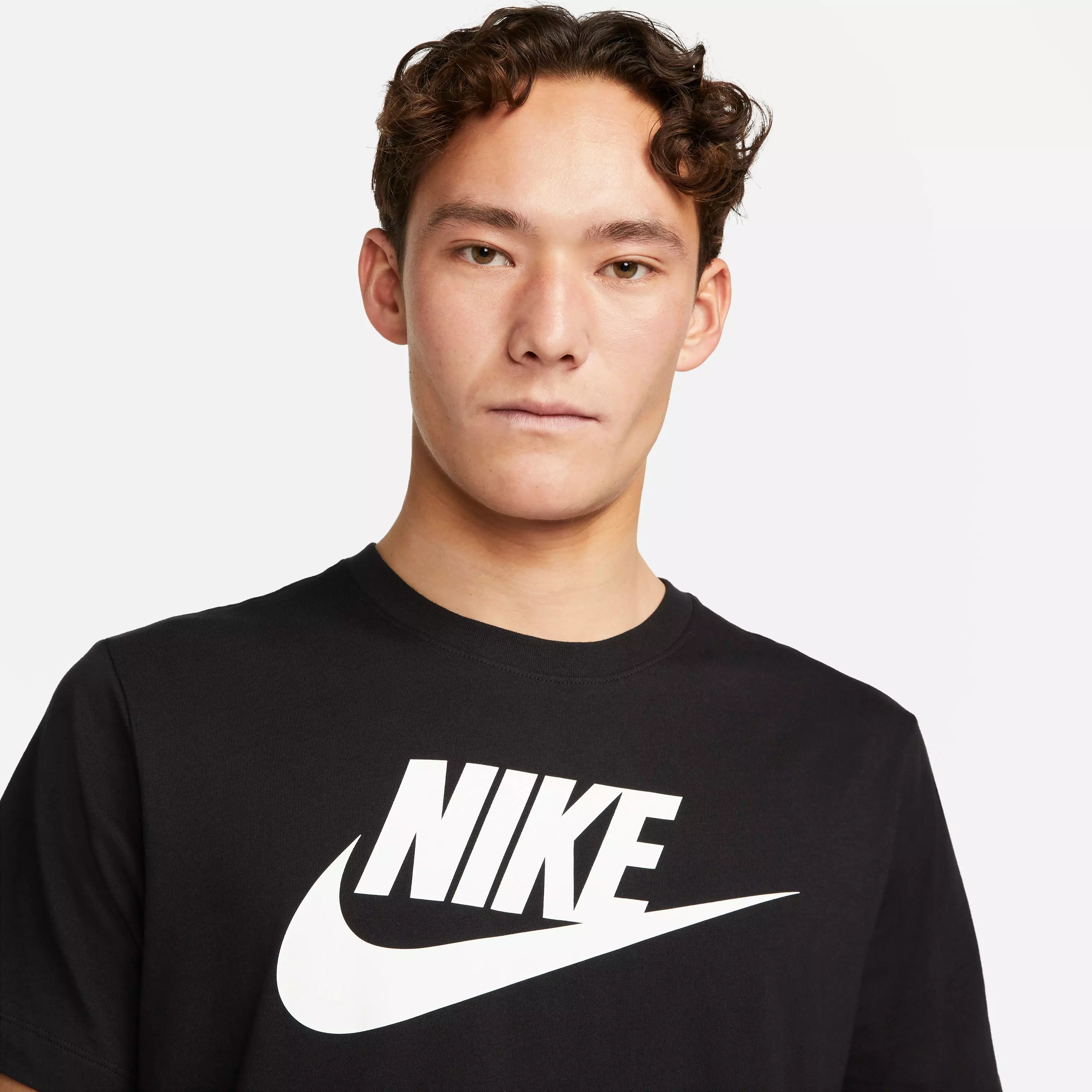 Nike Men's Sportswear Icon Futura Tee-Black - BLACK