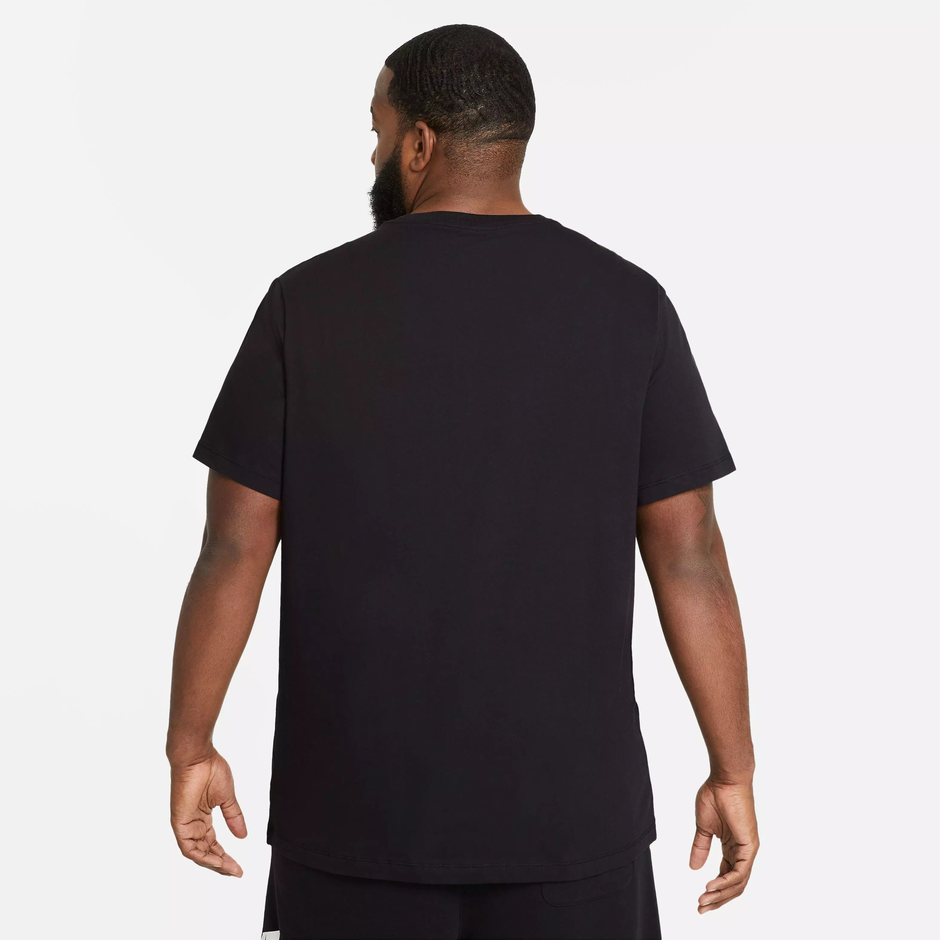 Nike Men's Sportswear Icon Futura Tee-Black - BLACK