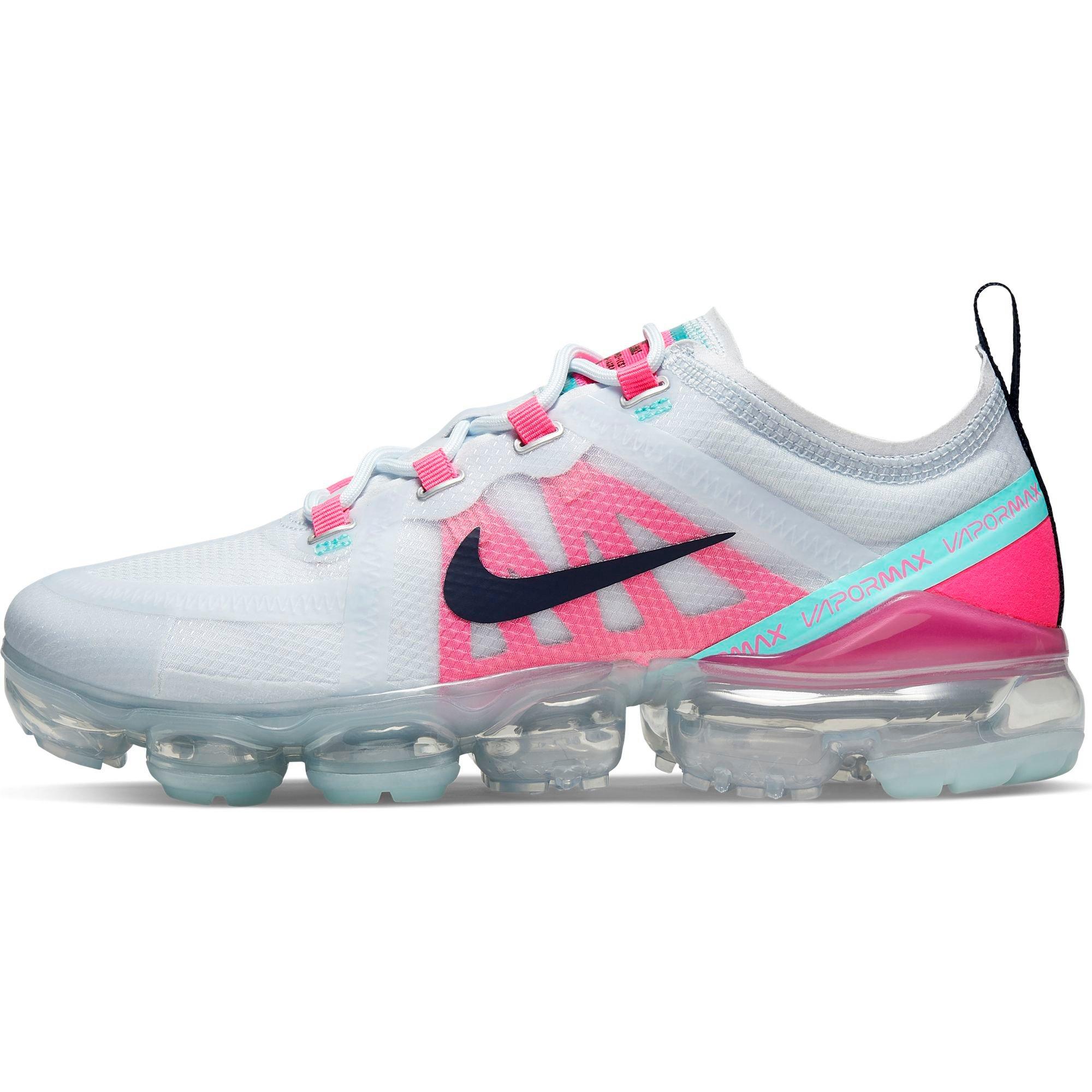 gray and pink vapormax