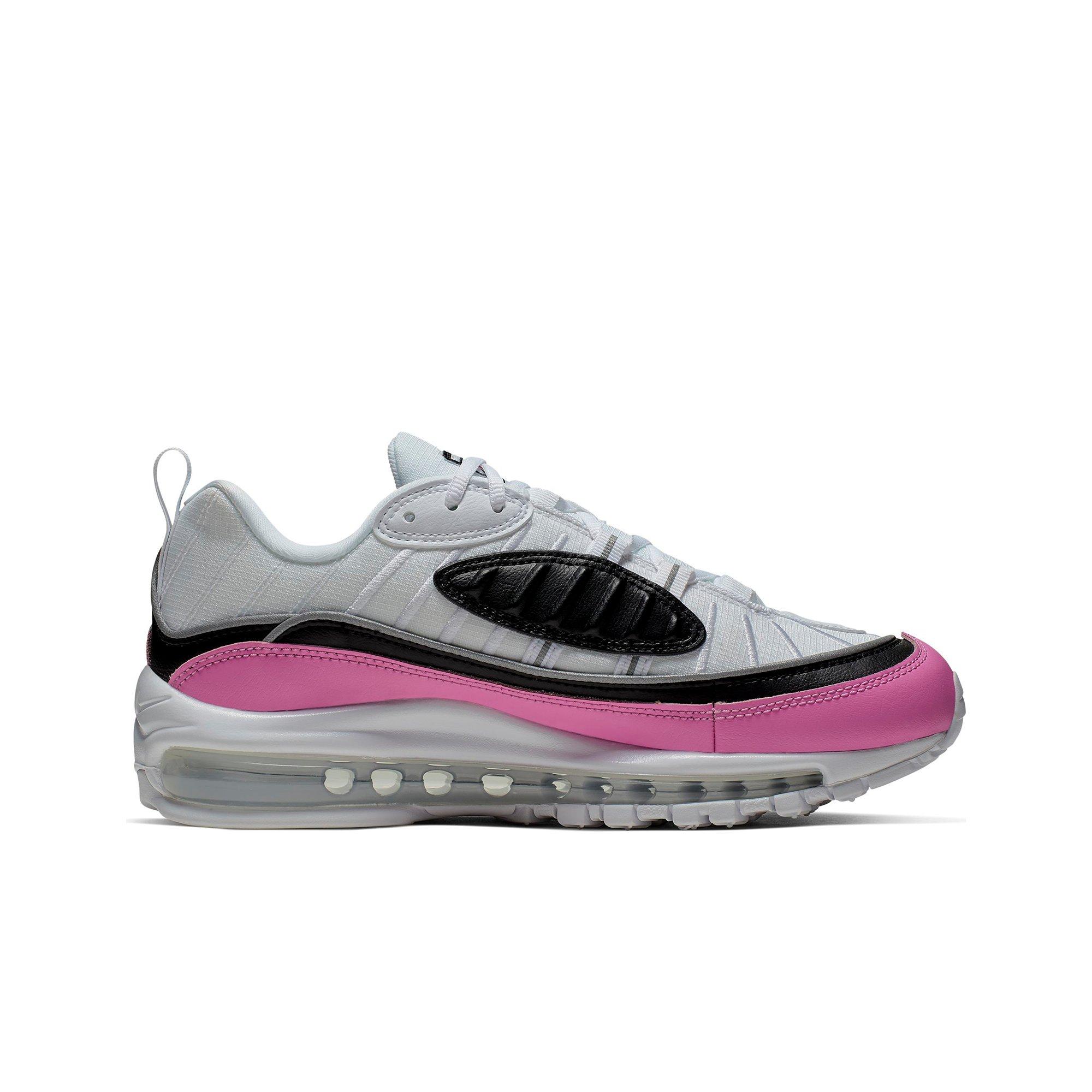 Nike Air Max 98 Se White Black China Rose Women S Shoe Hibbett City Gear
