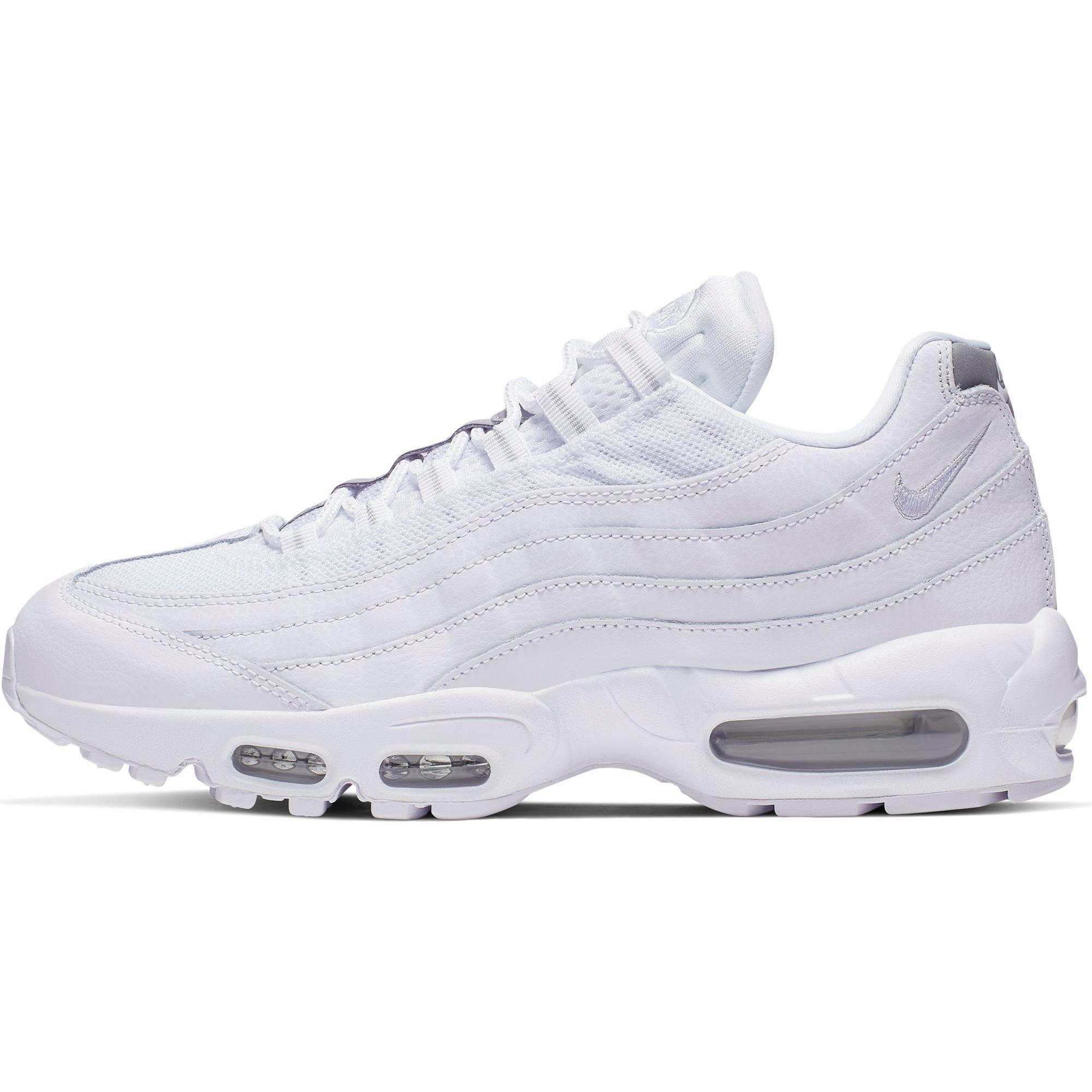 nike air max 95 all white mens