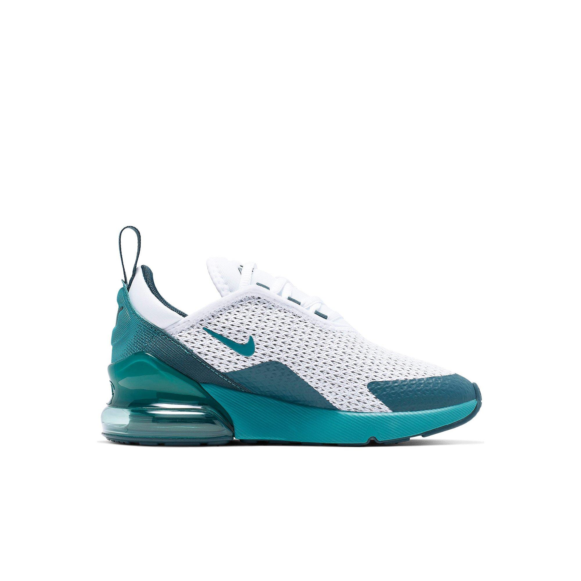 air max 270 teal and white