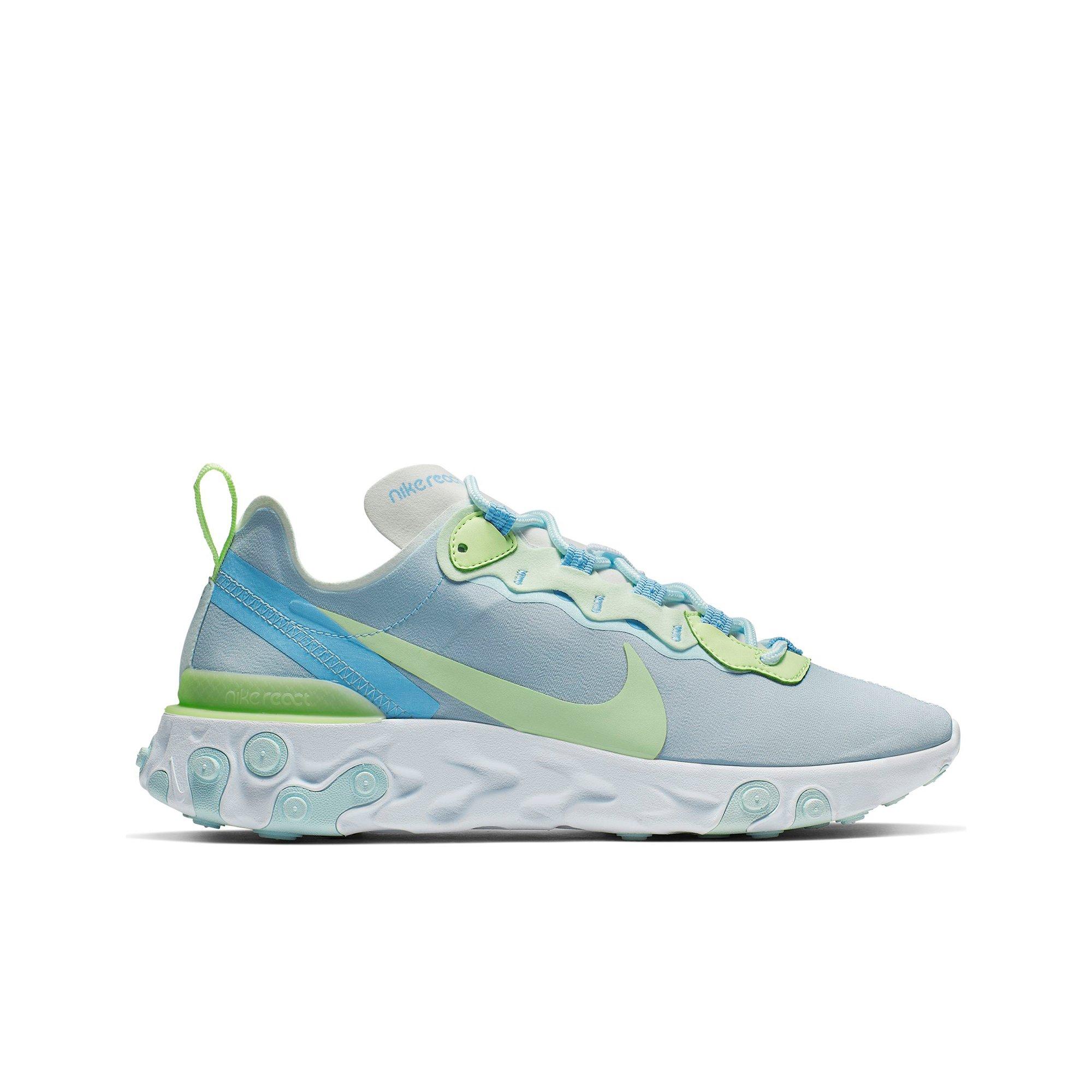Nike React Element 55 White Frosted Spruce Barely Volt Women S Shoe Hibbett City Gear