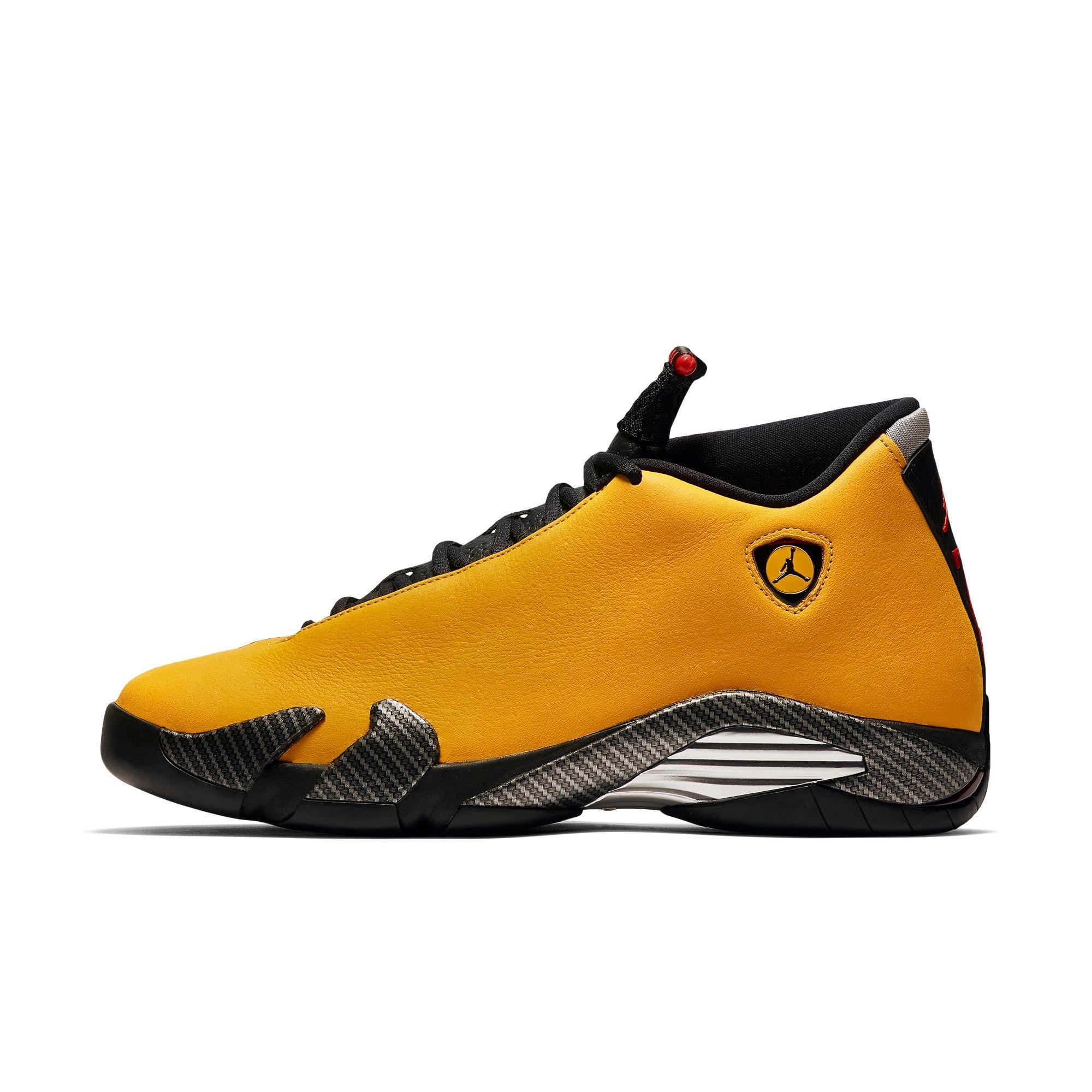 jordan 14 retro ferrari university gold