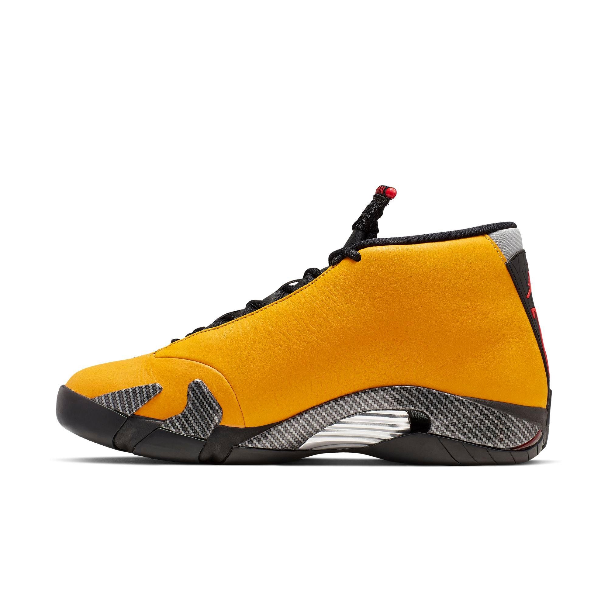 yellow 14 jordans