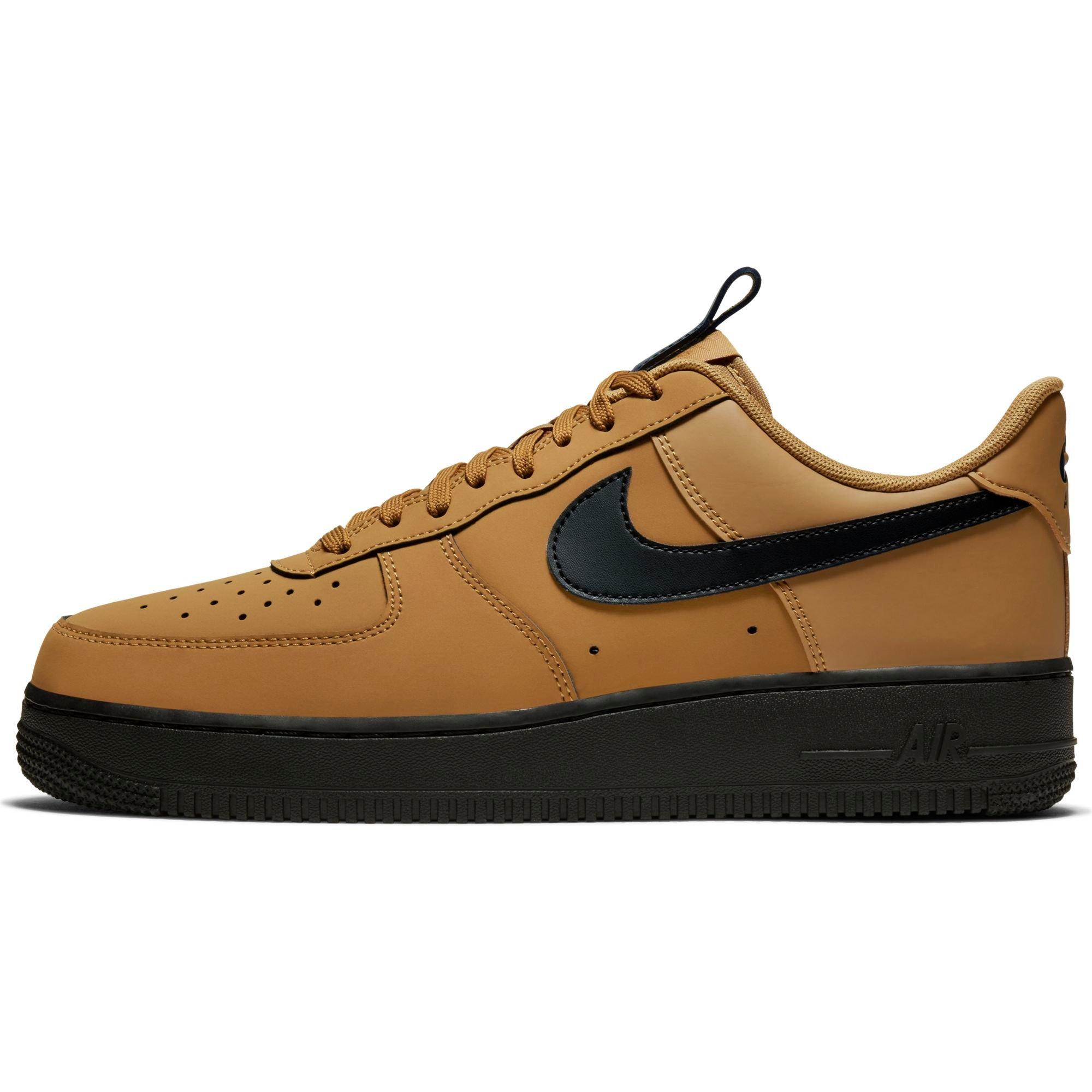 air force 1 wheat and black