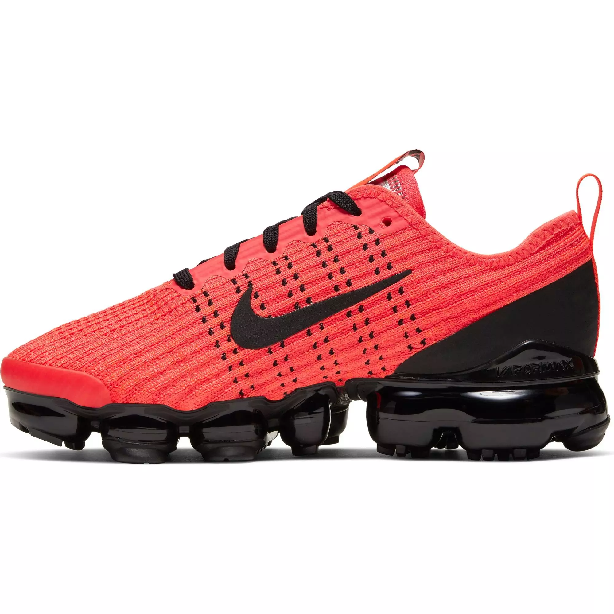 Nike Air VaporMax Flyknit 3 "Hyper Crimson/Black" Grade School Kids' Shoe - RED