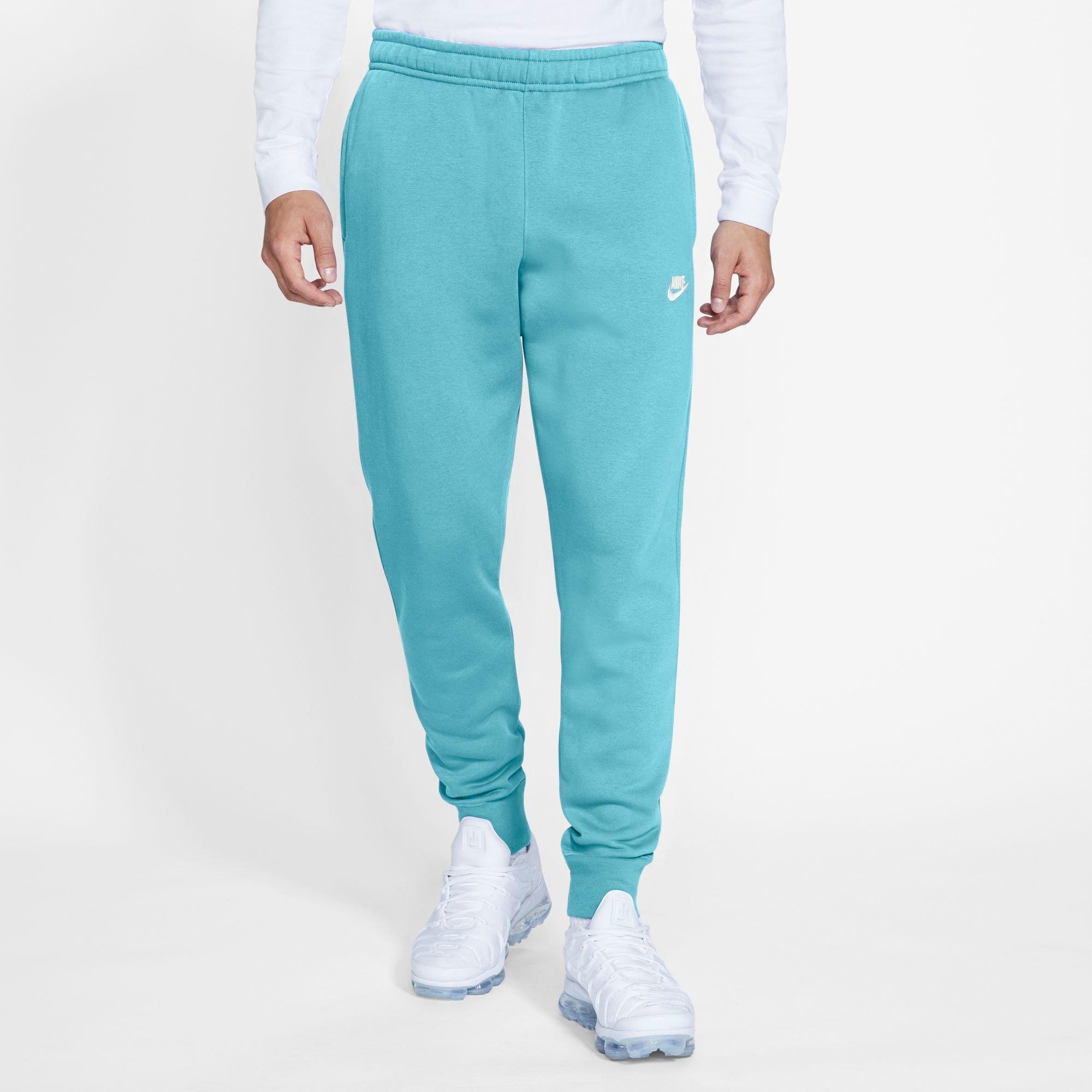 turquoise nike joggers