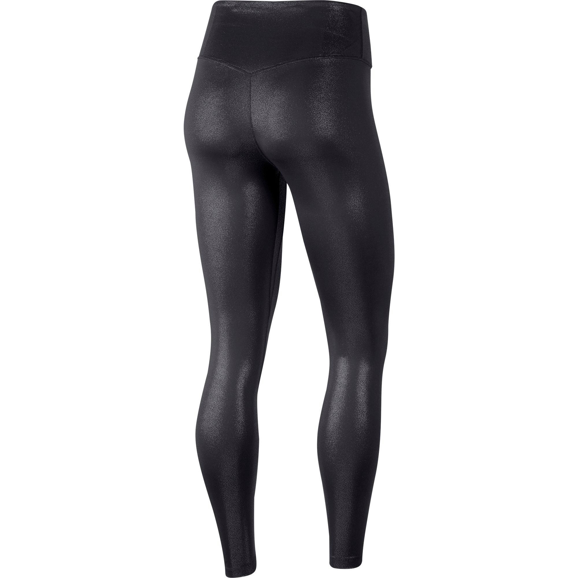 NIKE Pro Cool Dry Fit Black Gold Glitter Sparkle Legging Small