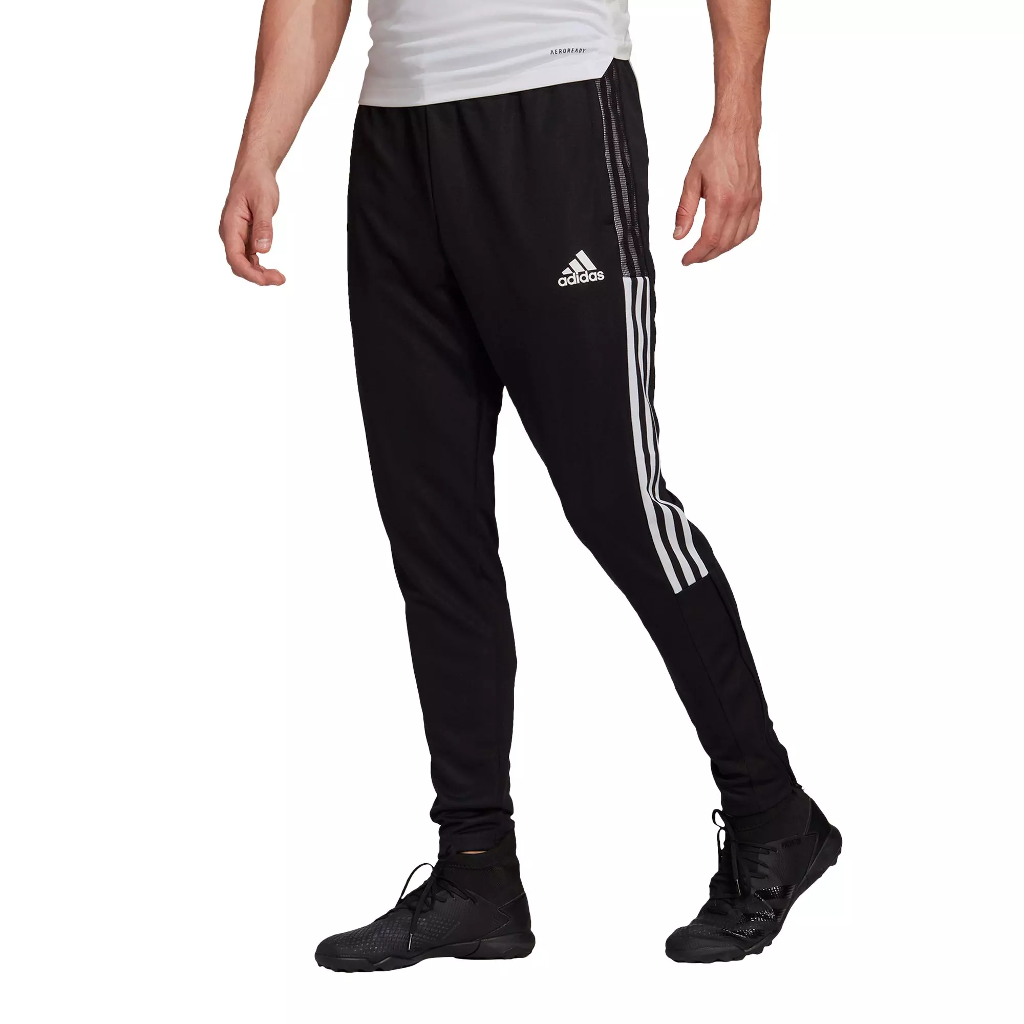 adidas Men's Tiro 21 Pants - BLACK/WHITE