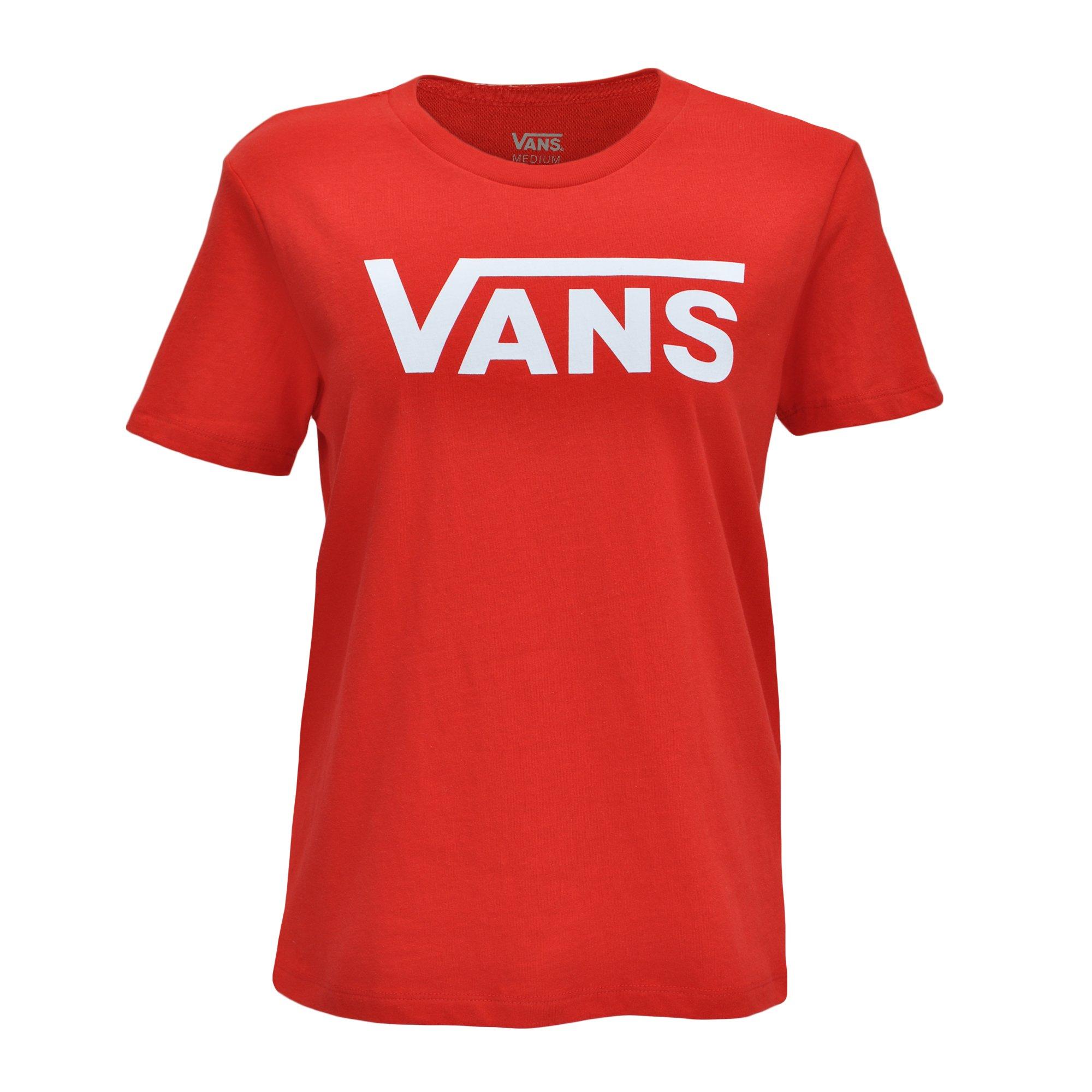 womens red vans t shirt