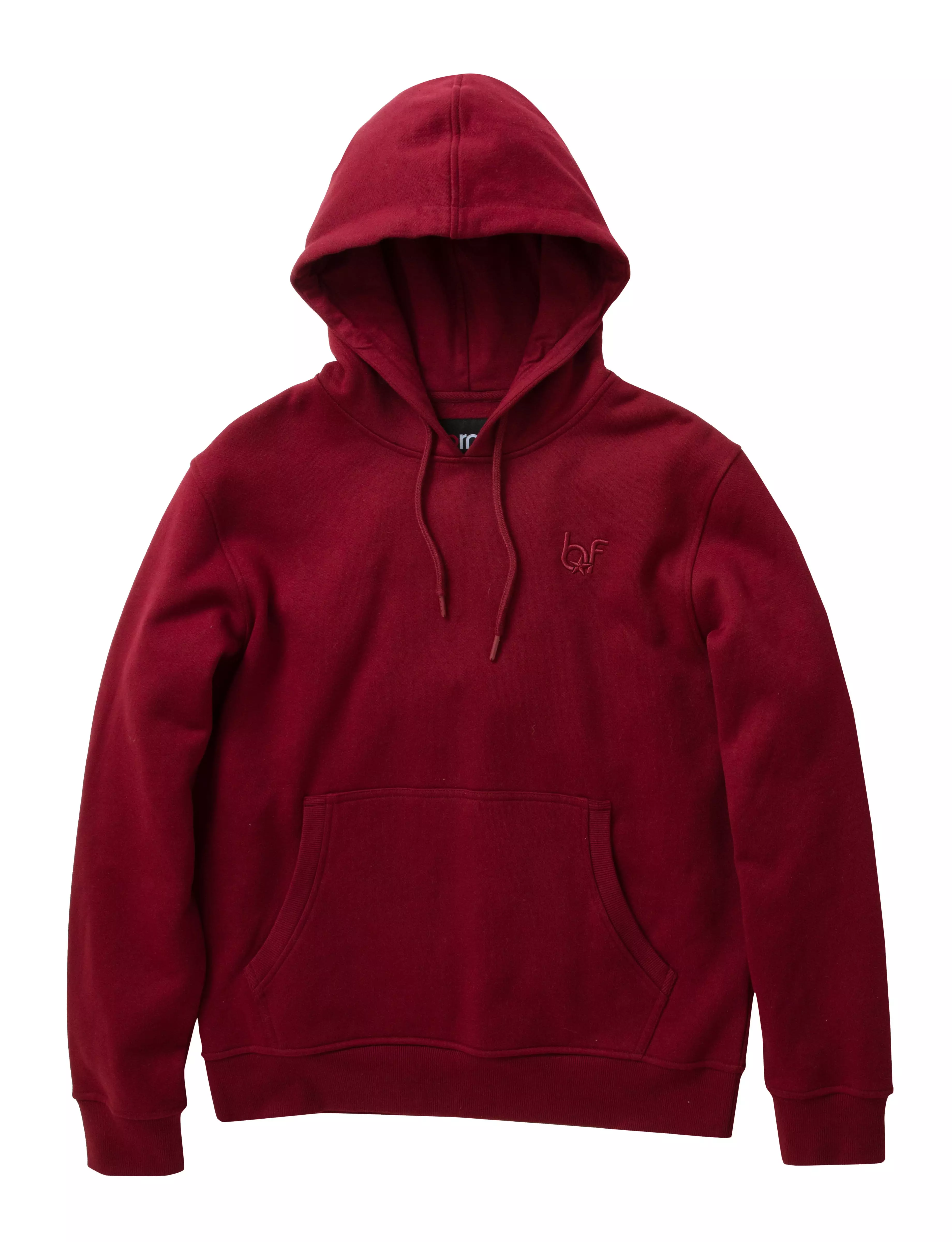 Born Fly Men's Fly Select Hoodie-Burgundy - BURGUNDY