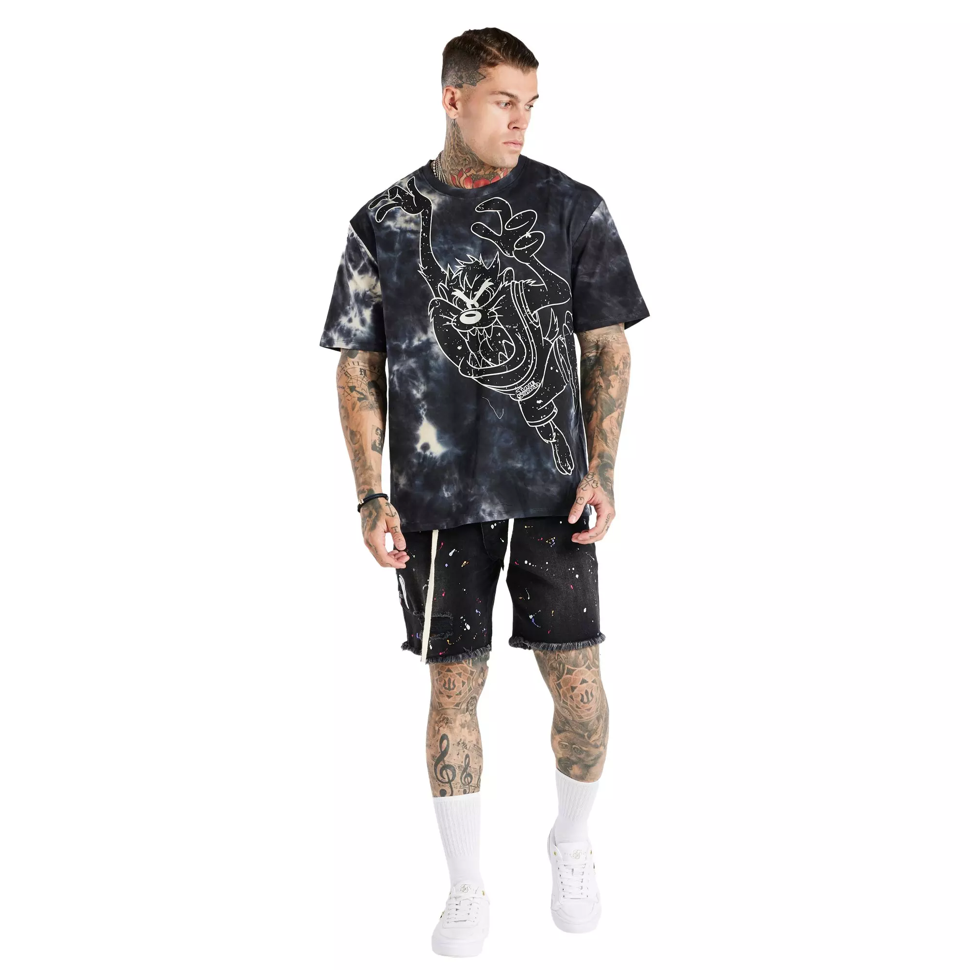 SikSilk Retro Classic Basketball Shorts - Black