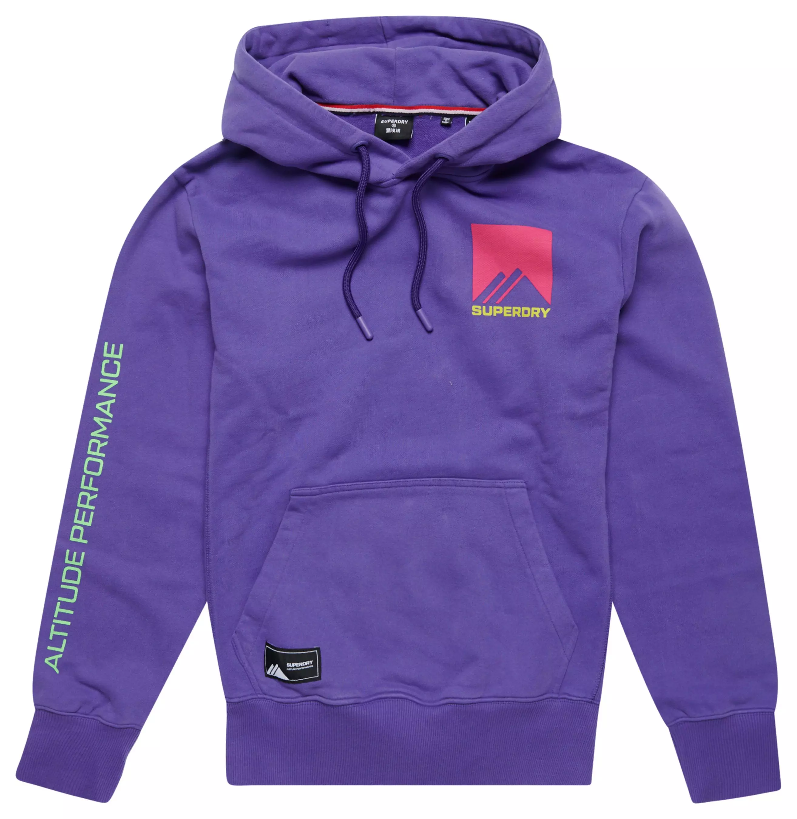 Superdry Men's Mountain Sport NRG Pullover Hoodie - PURPLE