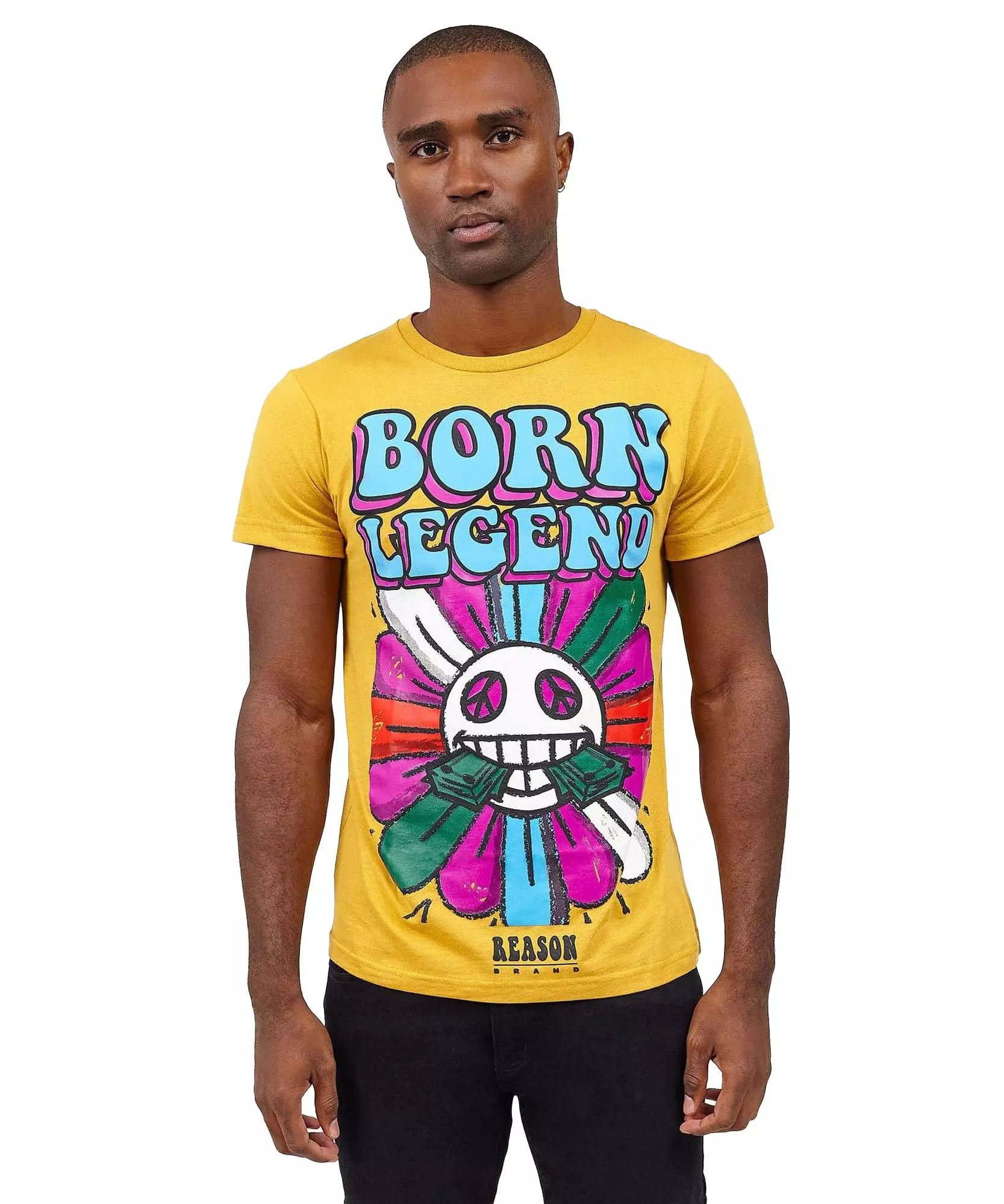 Reason Men's Born Legend Tee - YELLOW