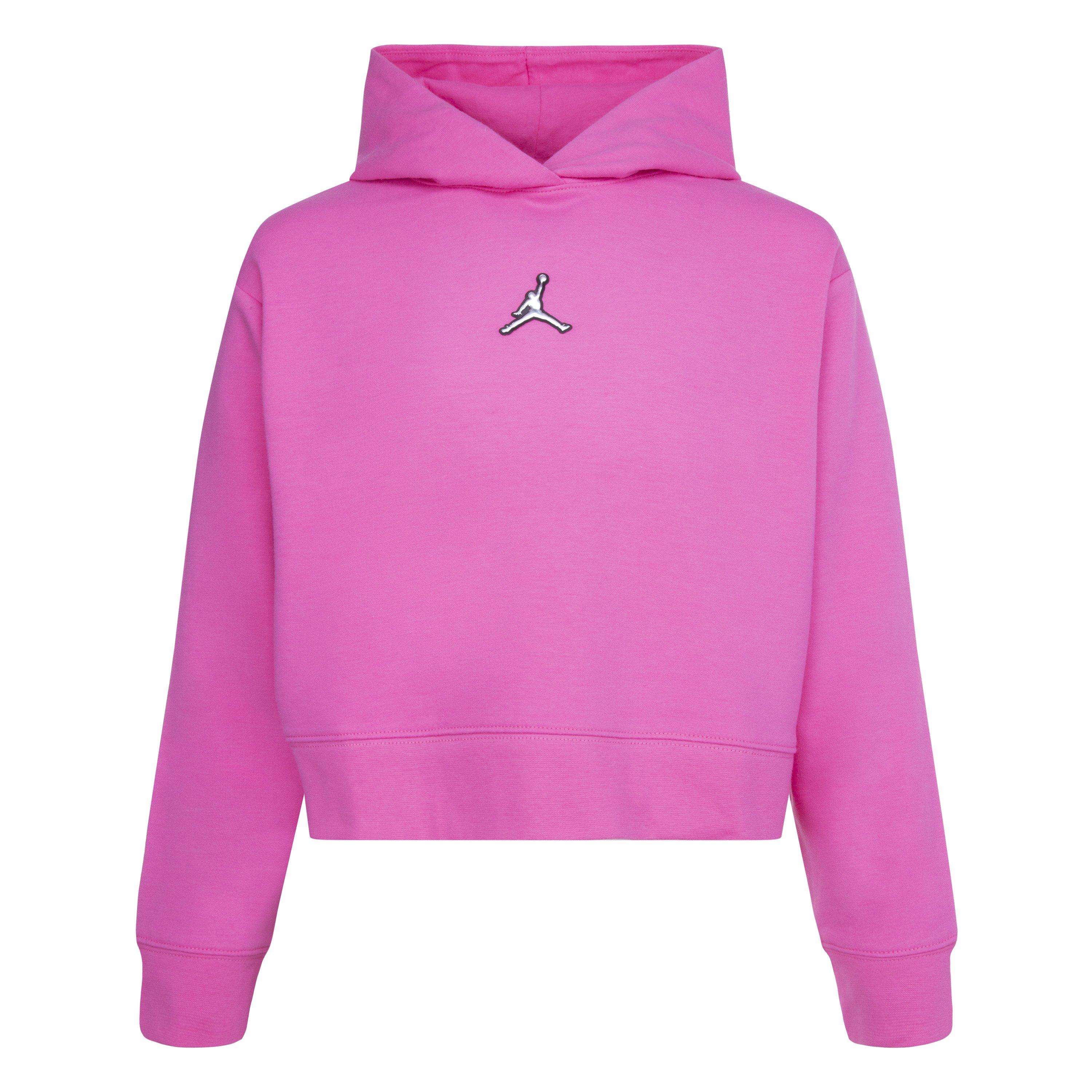 Jordan Big Girls 7-16 Shine Glitter Fleece Hoodie