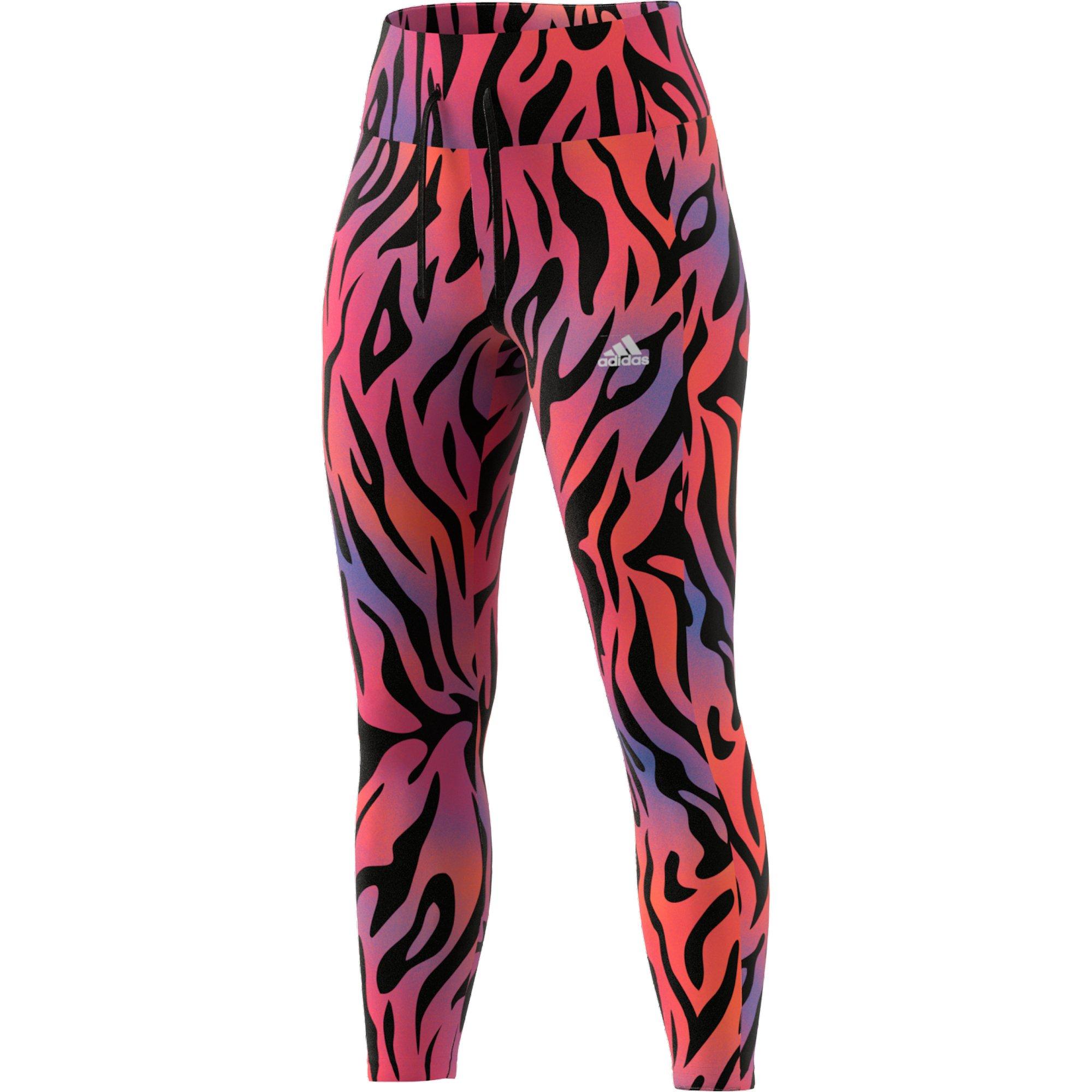 [DV0114] Womens Adidas Originals Animal Print 3 Stripe Leggings