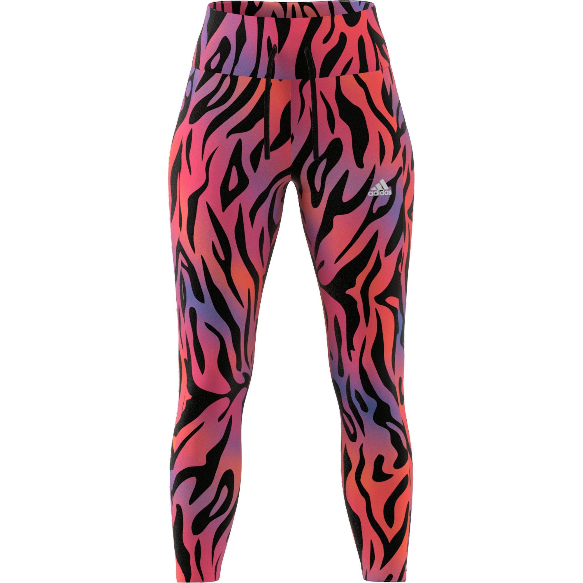 Adidas Originals 'Animal Abstract' Leggings In Brown With Zebra Print for  Women