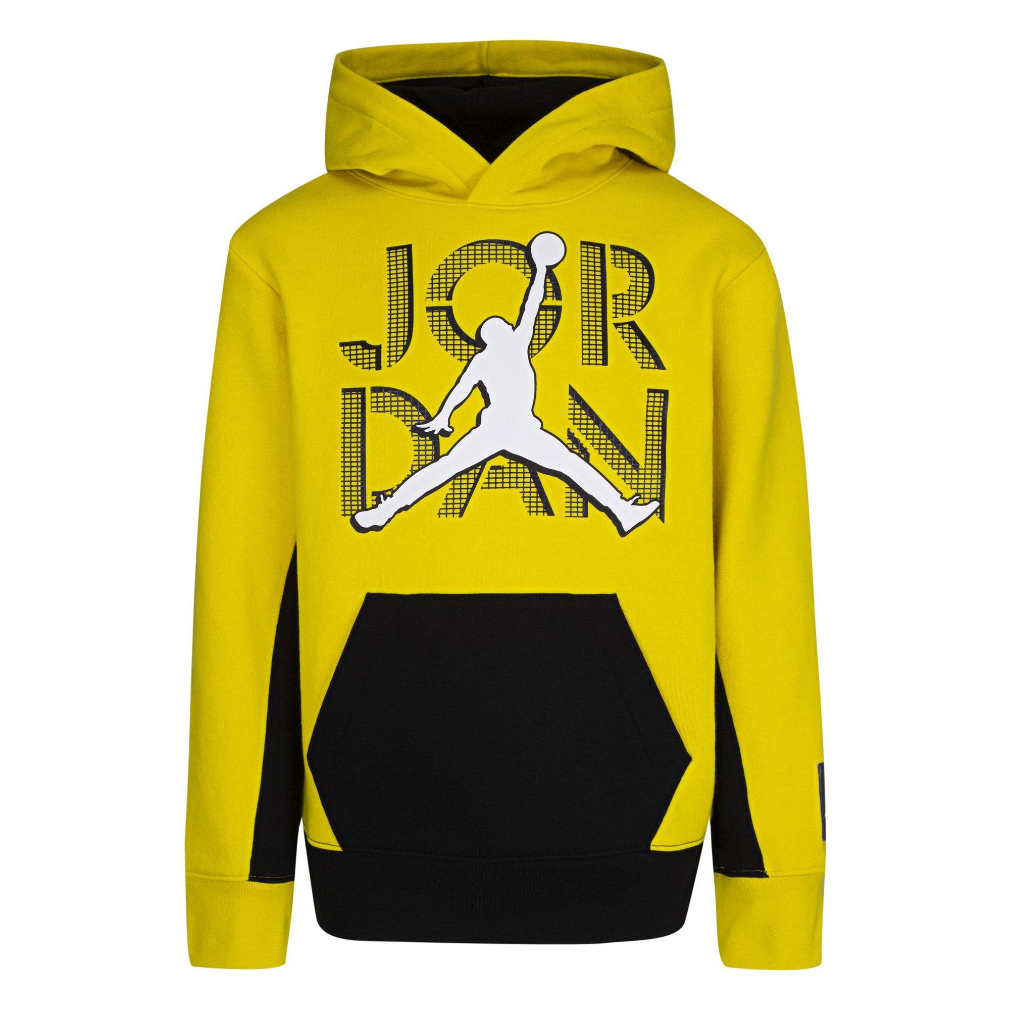 black and yellow jordan clothes