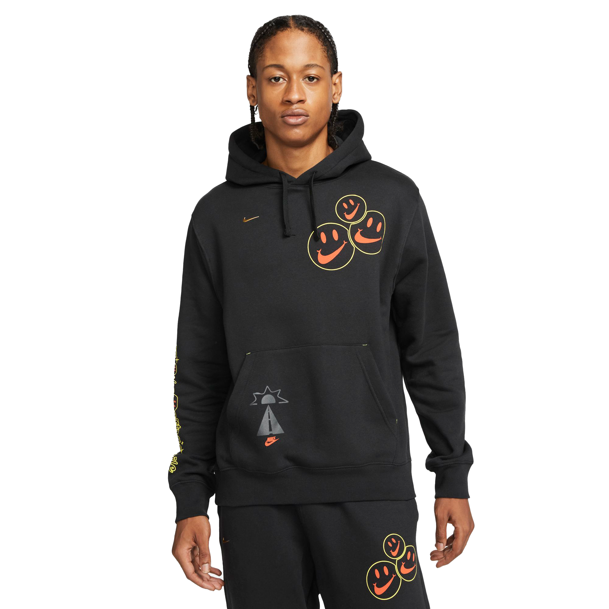 Nike smiley face hoodie new arrivals