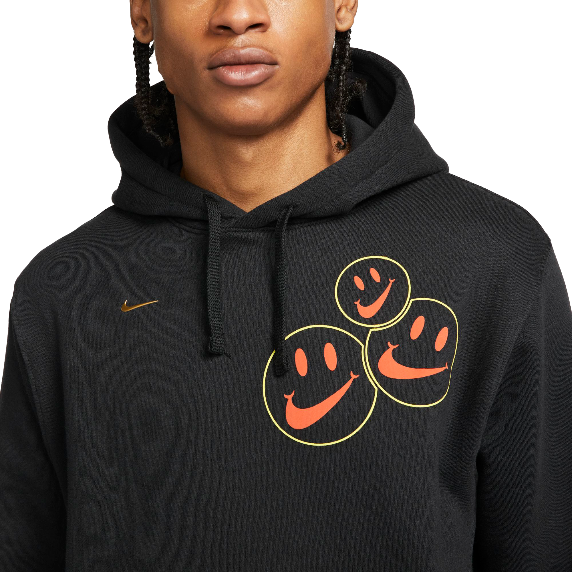 Nike smiley face on sale hoodie