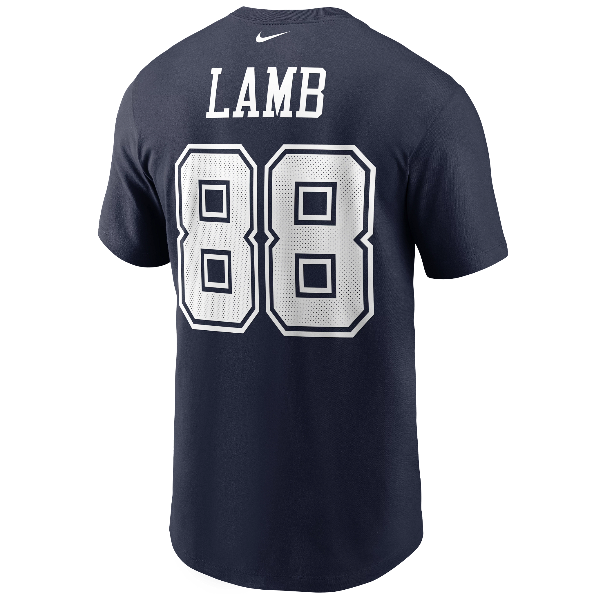 Dallas Cowboys Fanatics Branded Team Authentic Personalized Name & Number  T-Shirt - Navy