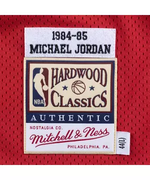 Men's Chicago Bulls Michael Jordan Mitchell & Ness Red 1984-85 Hardwood  Classics Rookie Authentic Jersey