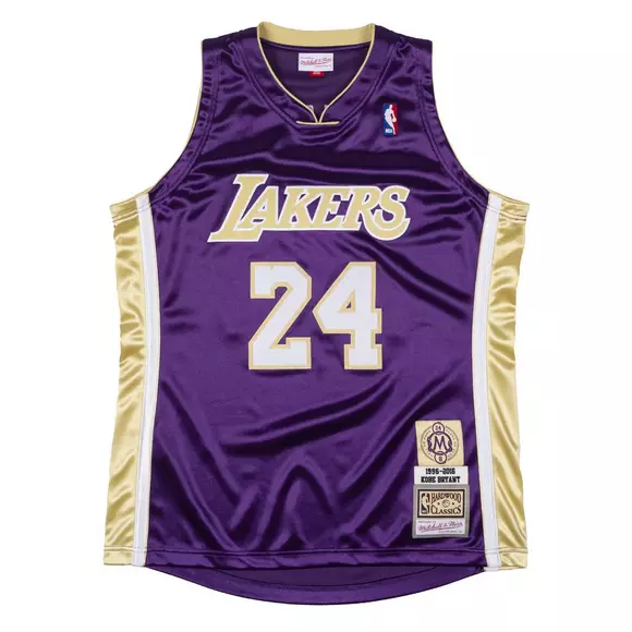Mitchell & Ness Men's Los Angeles Lakers Kobe Bryant Hall of Fame Patch Jersey