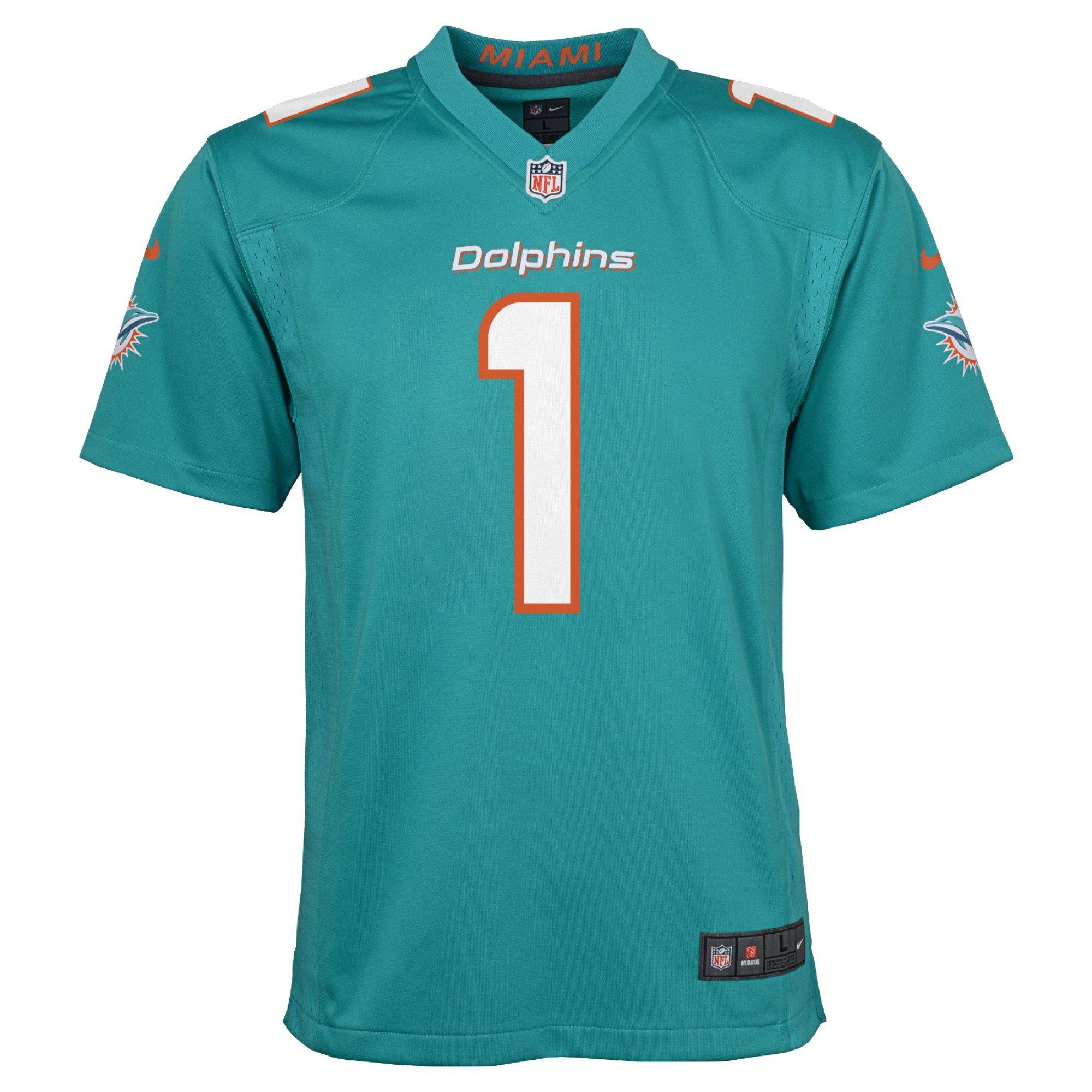 Sold at Auction: NFL Miami Dolphins Nike #1 Tagovailoa Jersey - Mens XXL