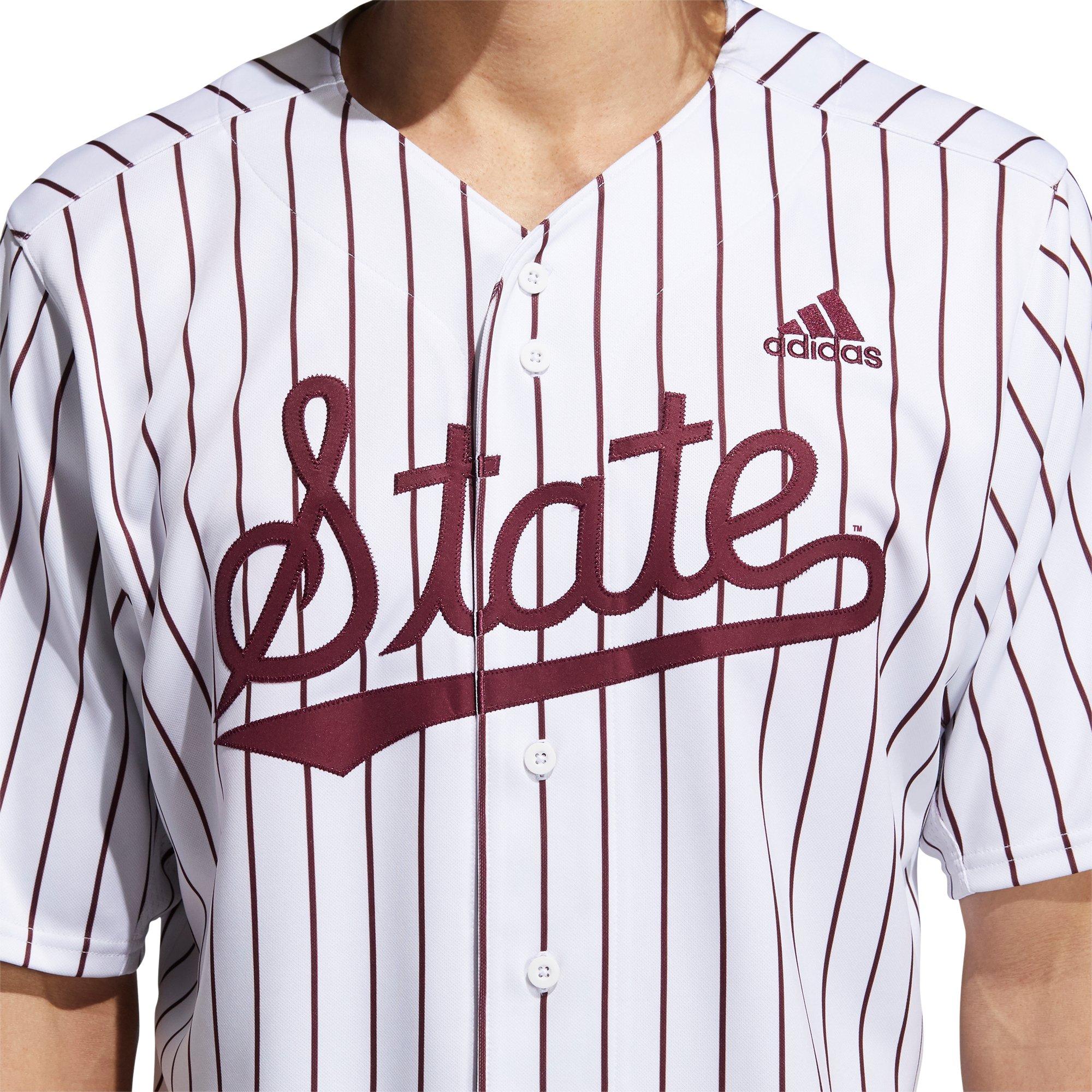 adidas mississippi state baseball jersey