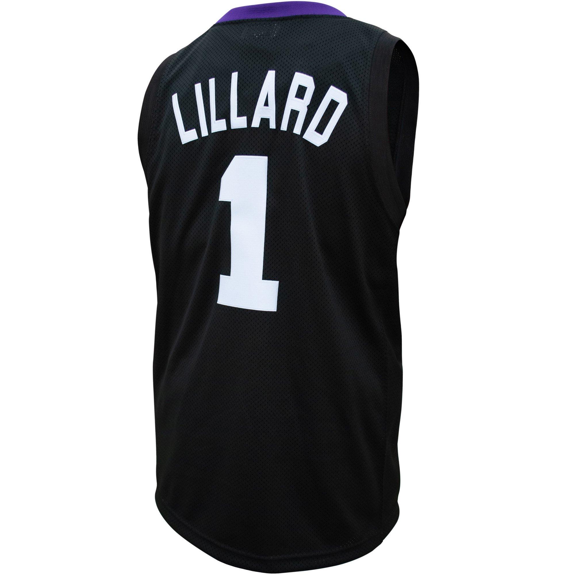 Weber State Wildcats College Damian Lillard #1 White Black Purple Retro  Basketball Jersey Mens Stitched Custom Any Number Name Jerseys From  James2242, $26.74