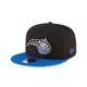 New Era Orlando Magic 9FIFTY Stock Snapback Hat - BLACK/BLUE Thumbnail View 1