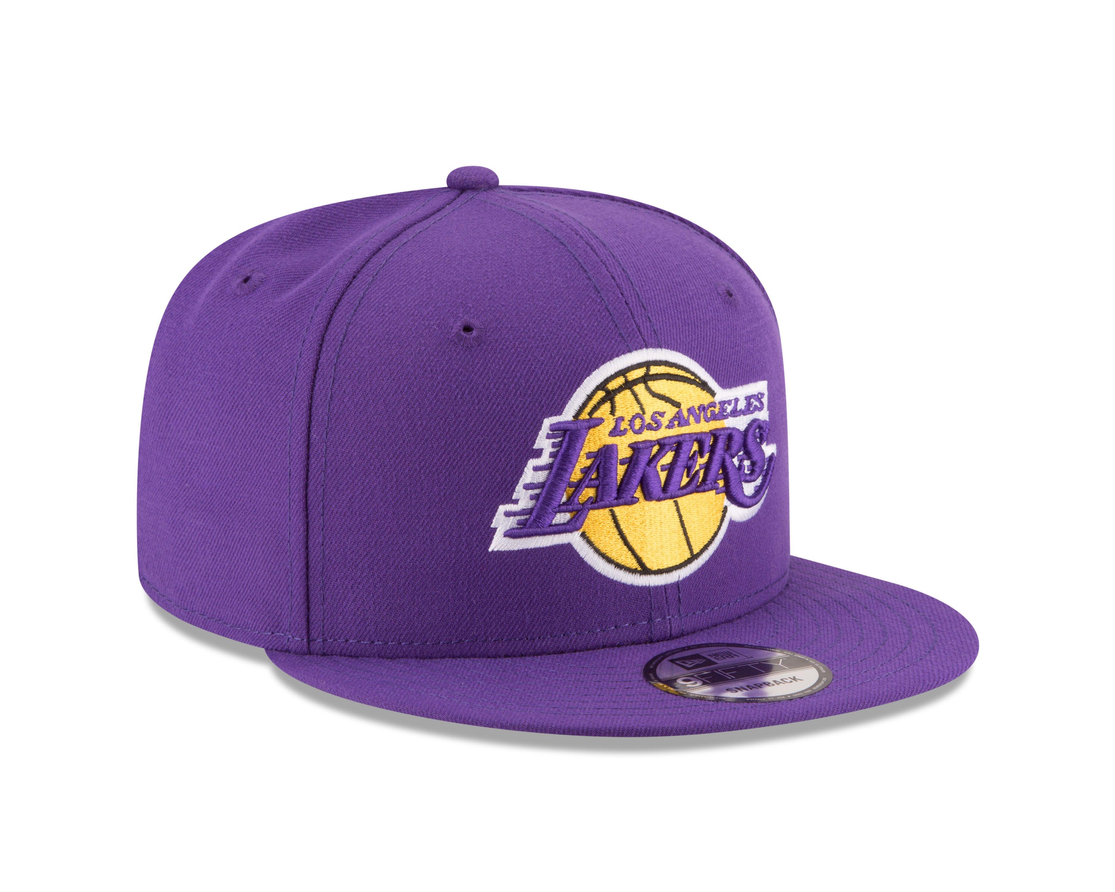 New Era Los Angeles Lakers 9FIFTY Snapback Hat-Purple