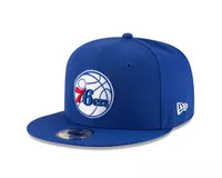 New Era Philadelphia 76ers 9FIFTY Stock Snapback Hat - BLUE
