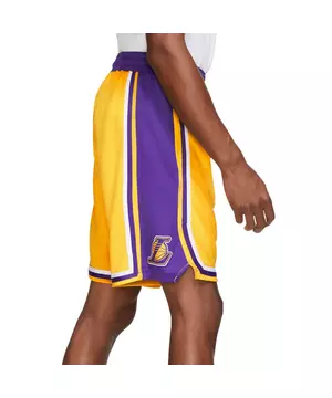 Youth Los Angeles Lakers Nike Gold 2020/21 Swingman Shorts - Icon
