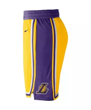 Nike Men's Los Angeles Lakers Icon Edition Swingman Shorts - Hibbett