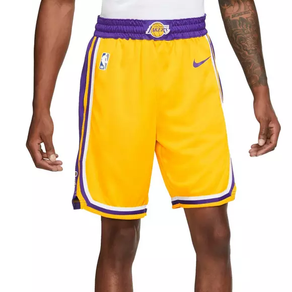 Los Angeles Lakers Icon Practice Men's Nike Dri-FIT NBA Shorts. Nike ID