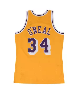 Mitchell & Ness Men's Los Angeles Lakers Shaquille O'Neal Big & Tall Swingman Jersey Mitchell & Ness Men's Los Angeles Lakers Shaquille O'Neal Big & Tall Swingman Jersey