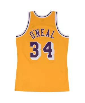 Mitchell & Ness Men's Los Angeles Lakers Shaquille O'Neal Big & Tall Swingman Jersey