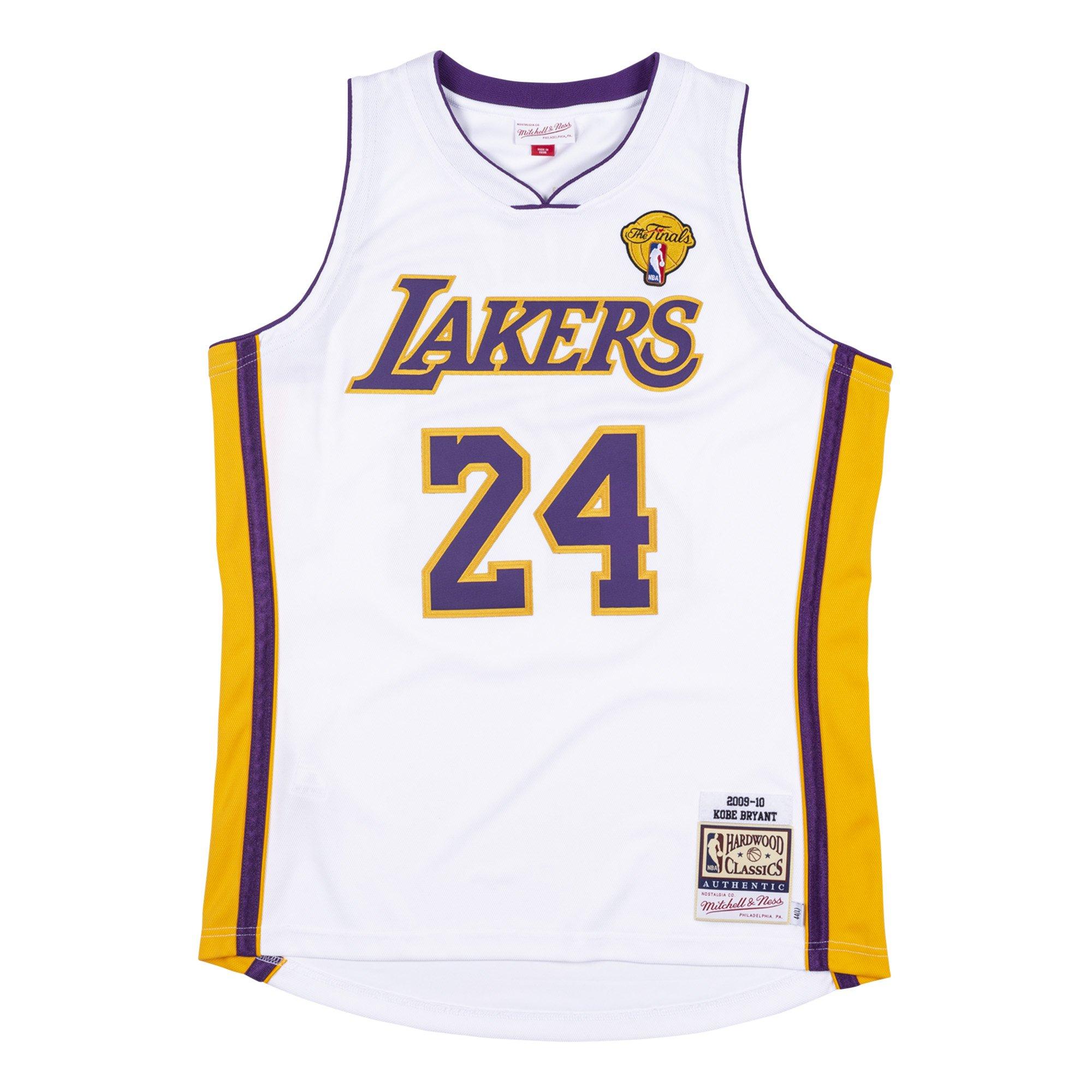 Mitchell & Ness Men's K. Bryant Los Angeles Lakers 09'-10' Finals Authentic Hardwood Classics Jersey