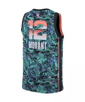 Men's Nike Ja Morant Black/Turquoise Memphis Grizzlies Select Series Rookie  of the Year Swingman Jersey