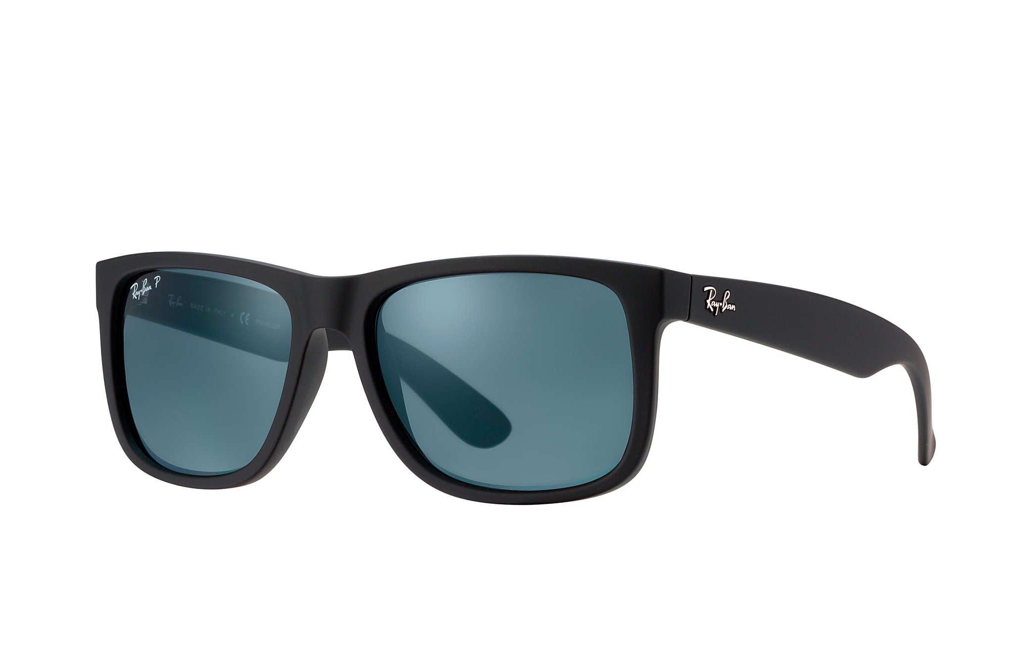 Ray-Ban Justin Classic Sunglasses - Black - BLACK Thumbnail View 1