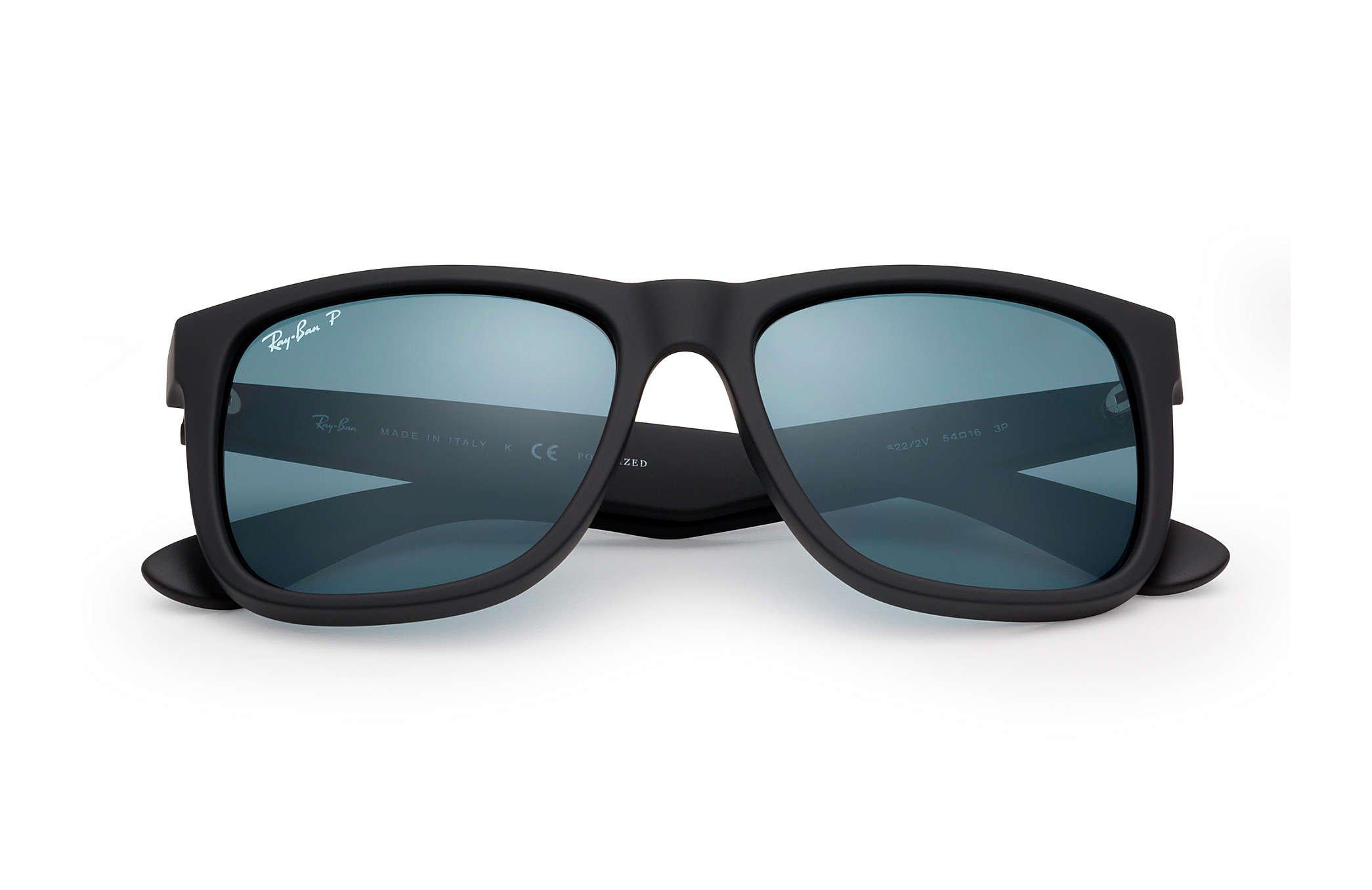 Ray-Ban Justin Classic Sunglasses - Black - BLACK Thumbnail View 2