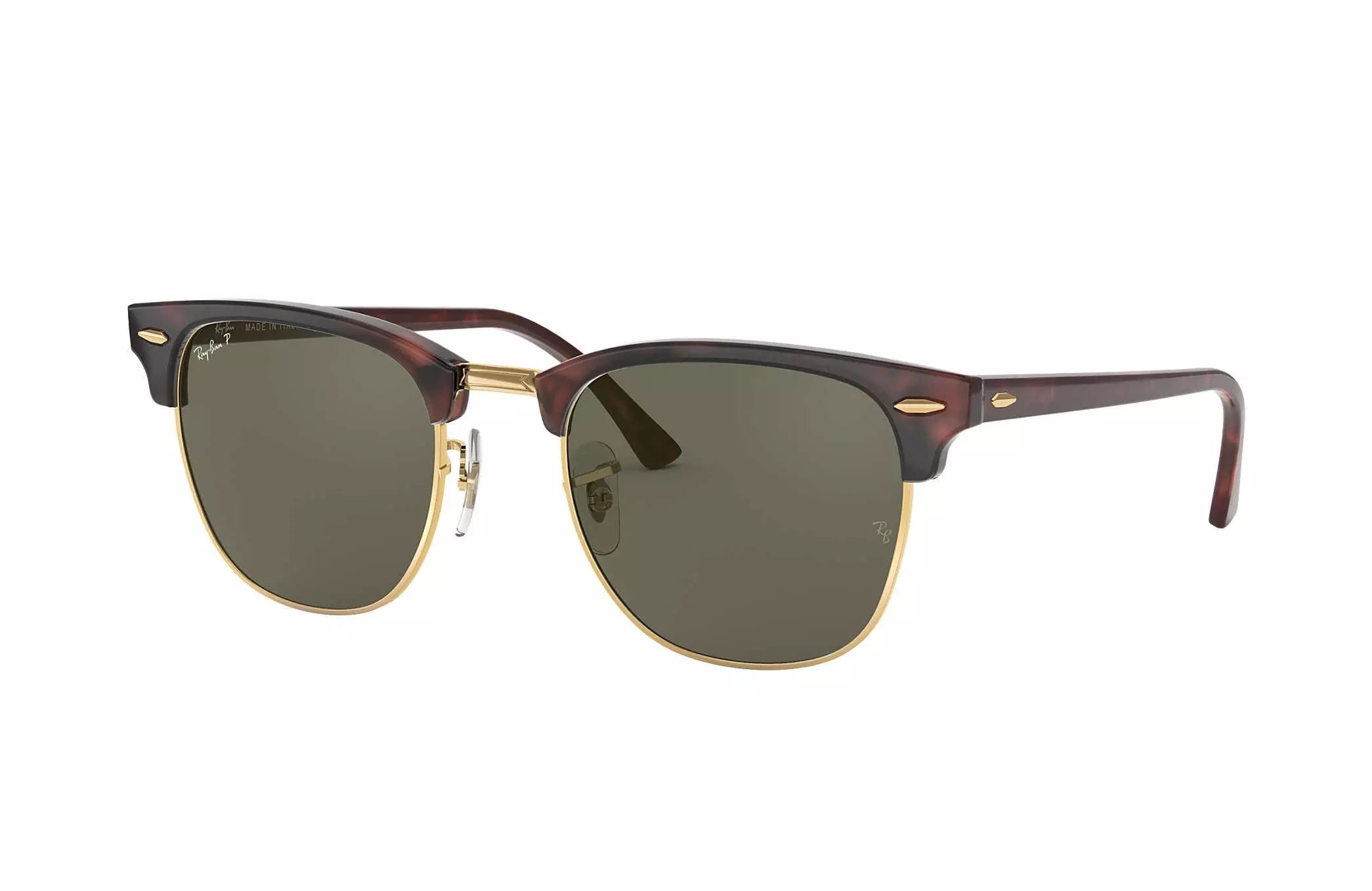 Ray-Ban Clubmaster Classic Sunglasses-Brown - BROWN
